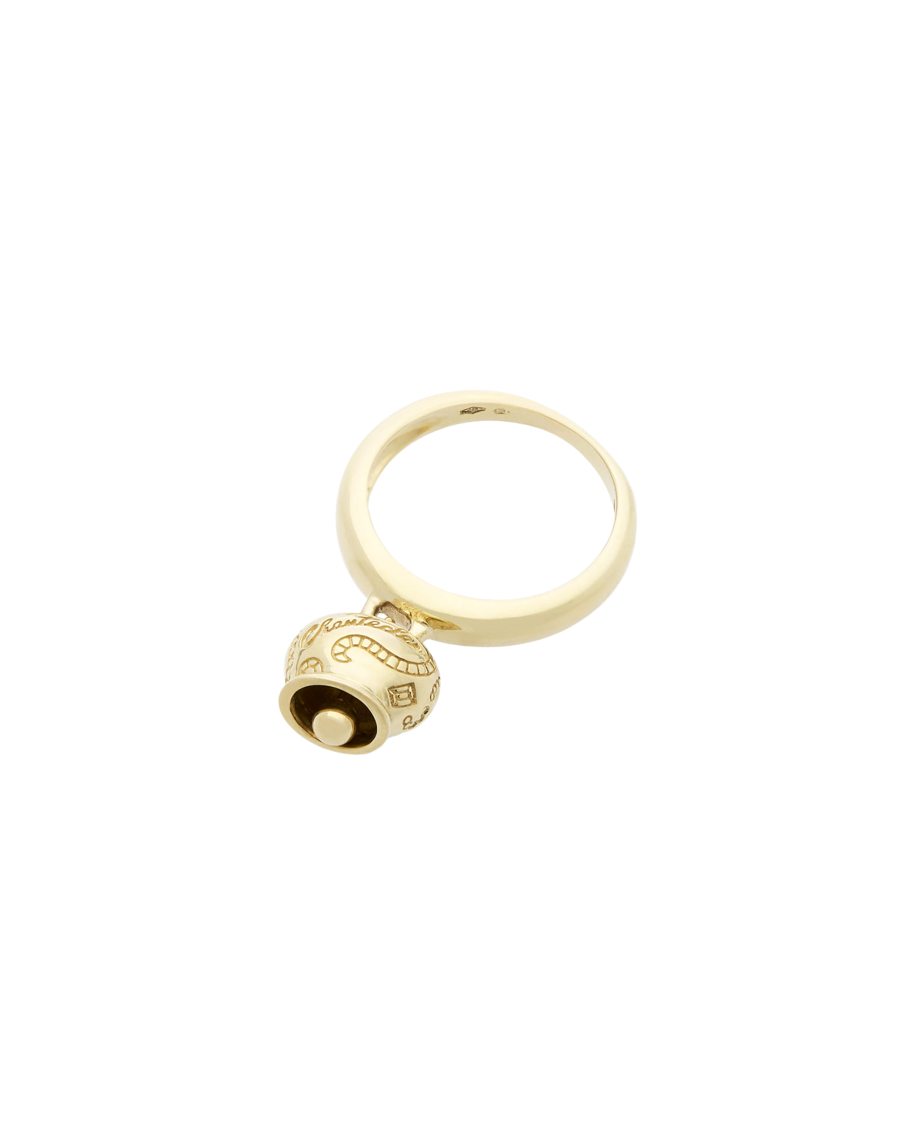 Anello campanella chantecler in oro giallo-1
