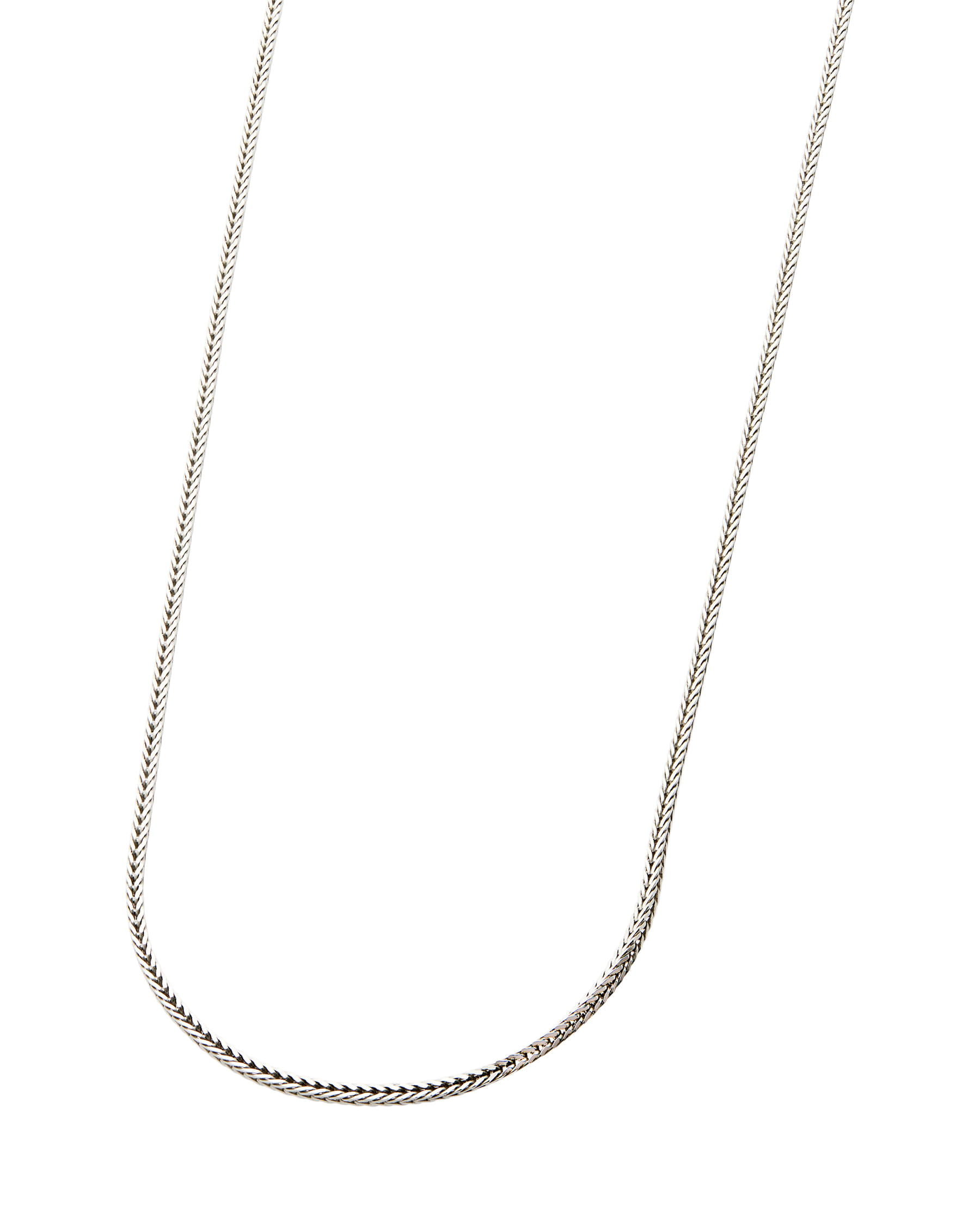 Collana a spiga in oro bianco-1