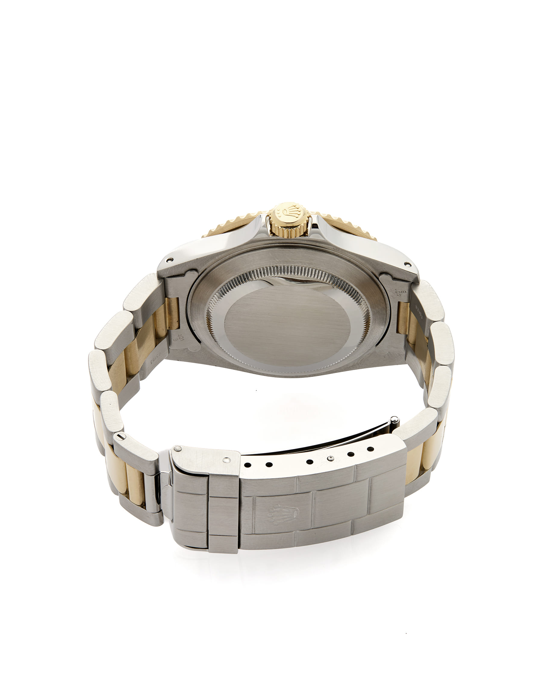 Rolex submariner date acciaio e oro 40 mm re 16613-5