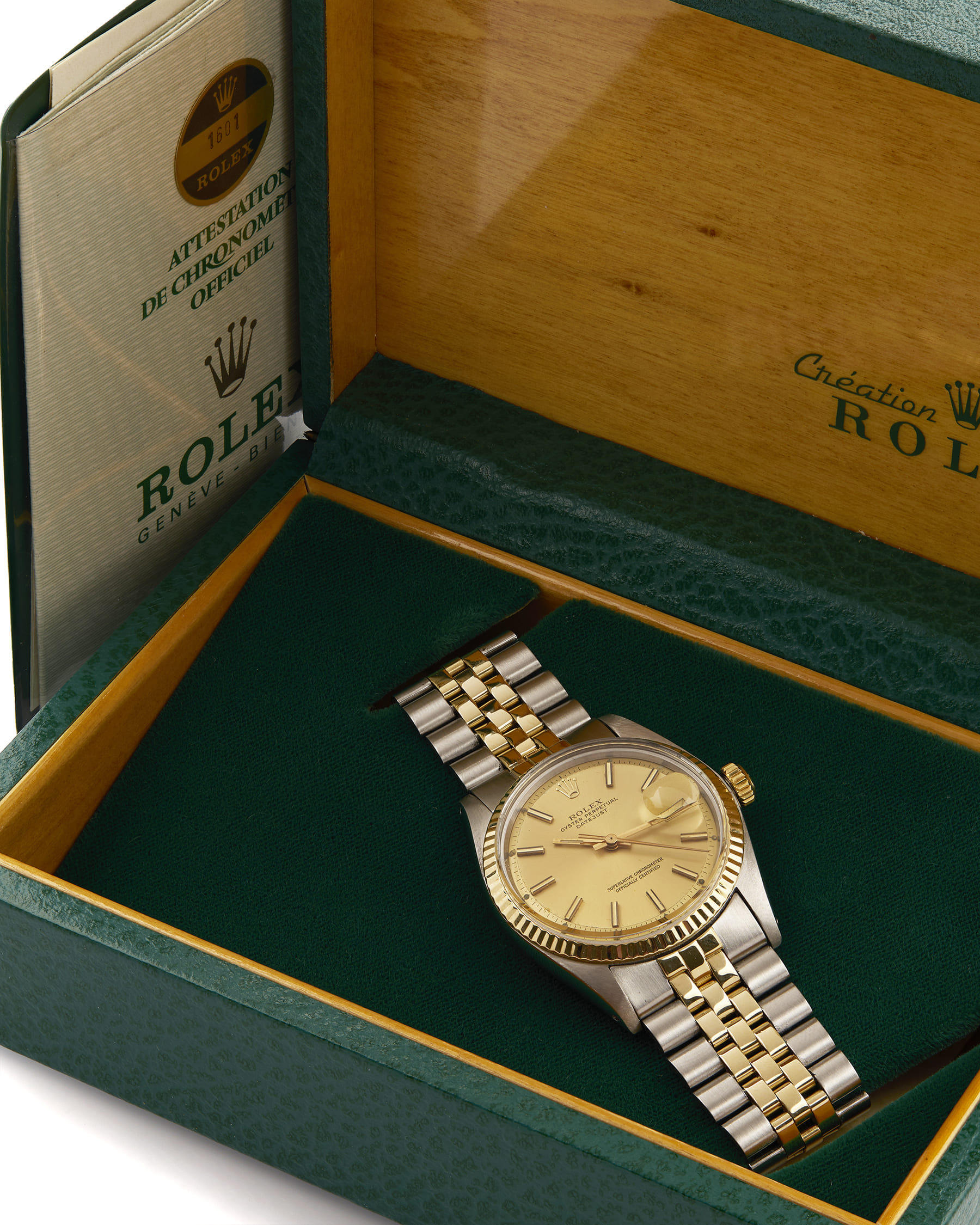 Rolex datejust steel-gold 36 mm ref 1601-6