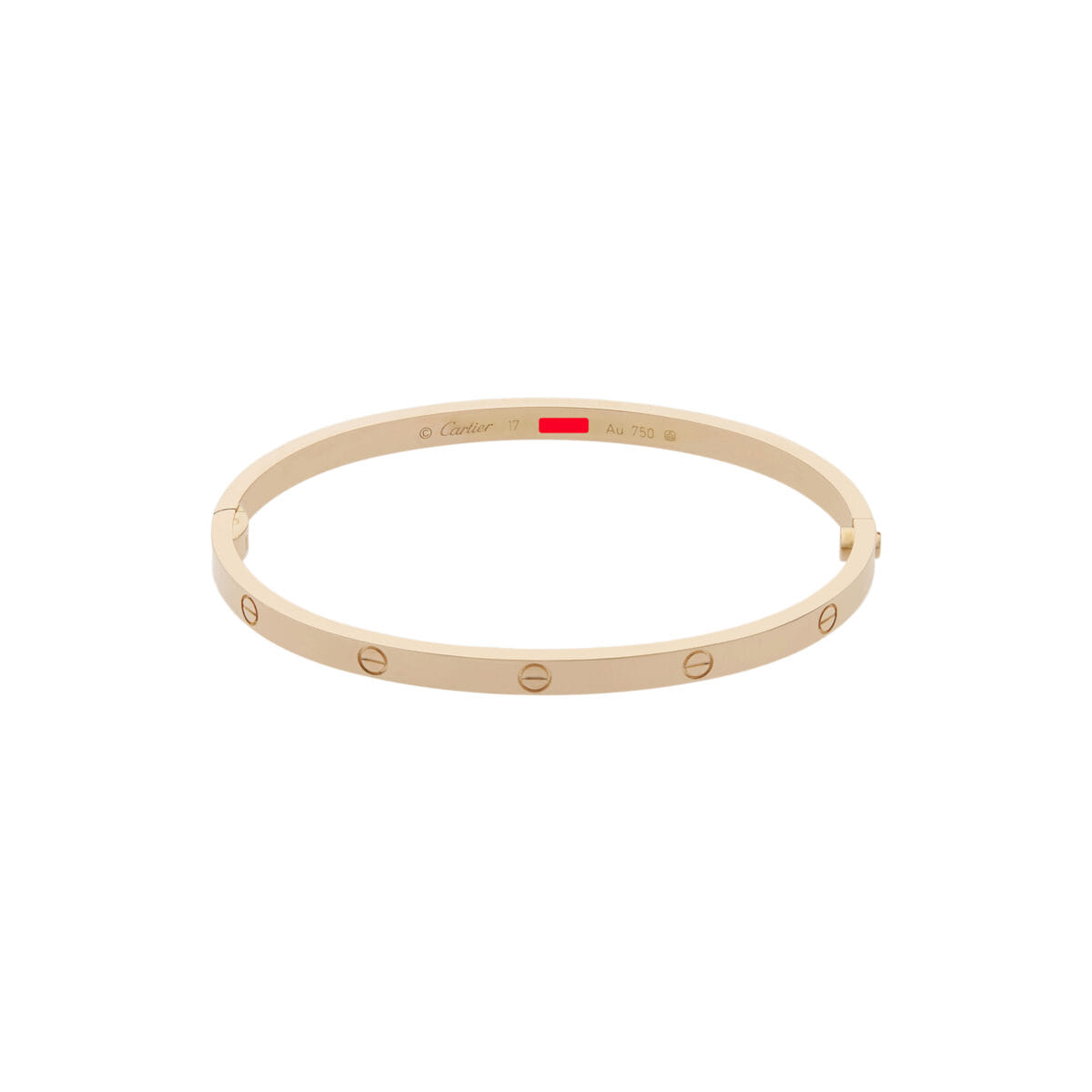 Bracciale cartier love in oro rosa modello piccolo-1