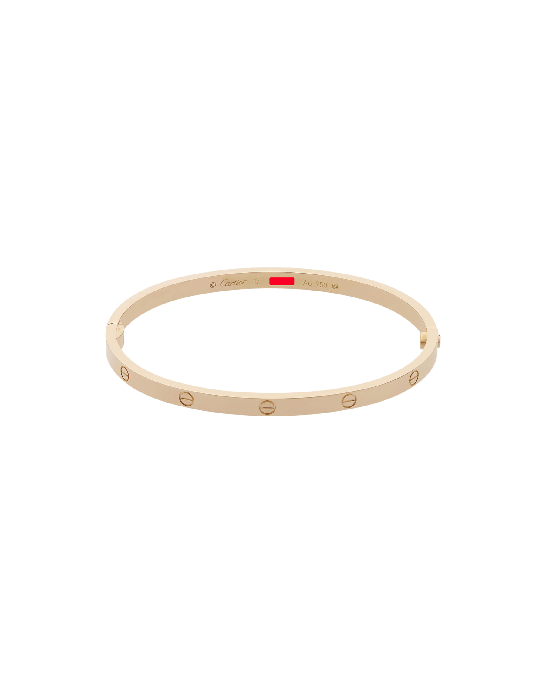 Bracciale cartier love in oro rosa modello piccolo-1
