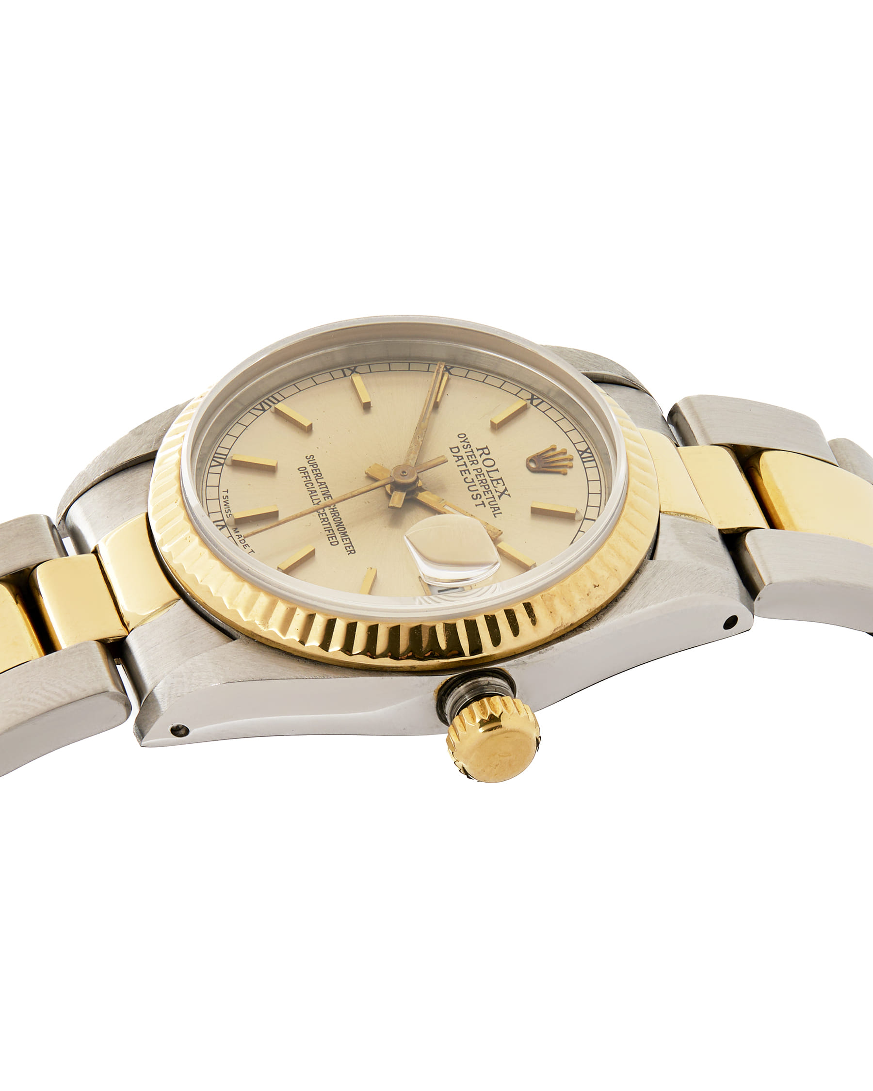 Rolex datejust 31mm medio steel gold ref 68273-4