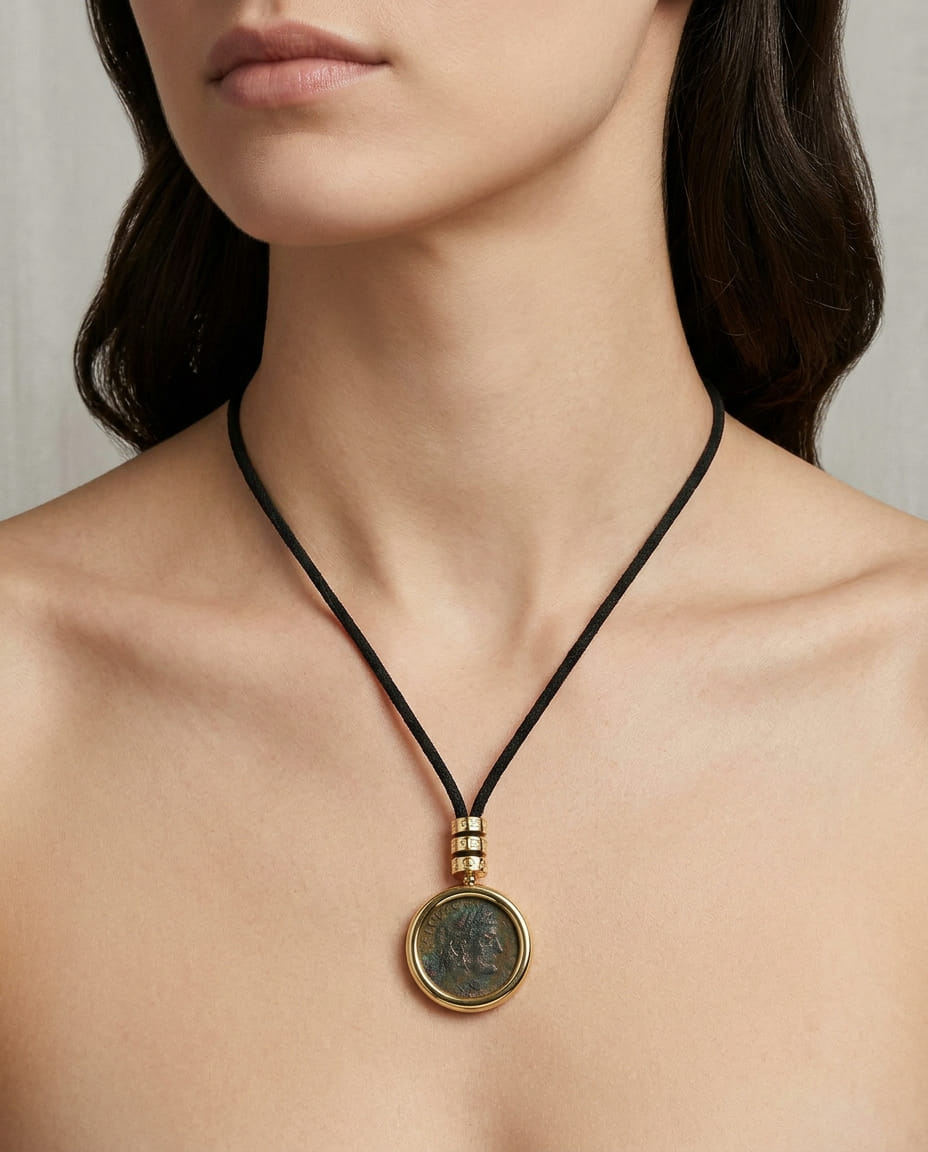 Collana bulgari monete in oro giallo-4
