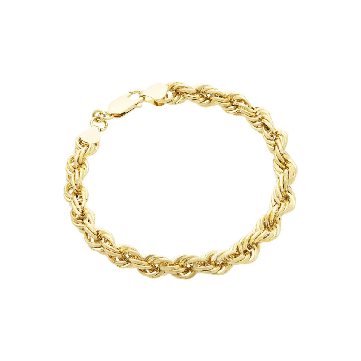 Bracciale torchon in oro giallo-1
