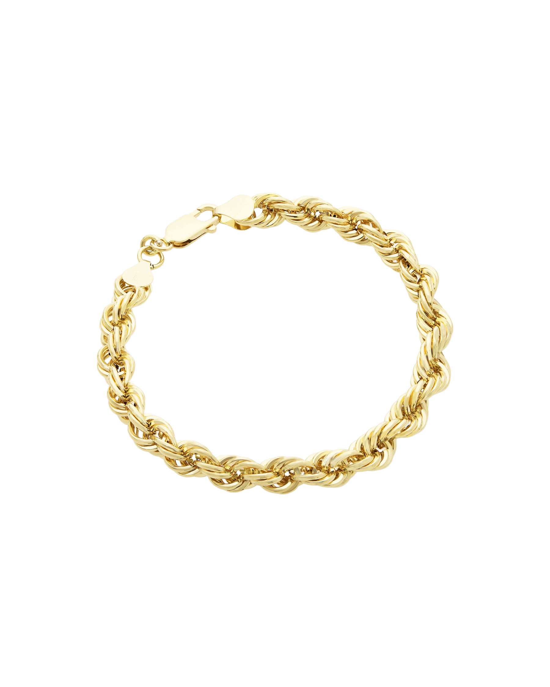 Bracciale torchon in oro giallo-1