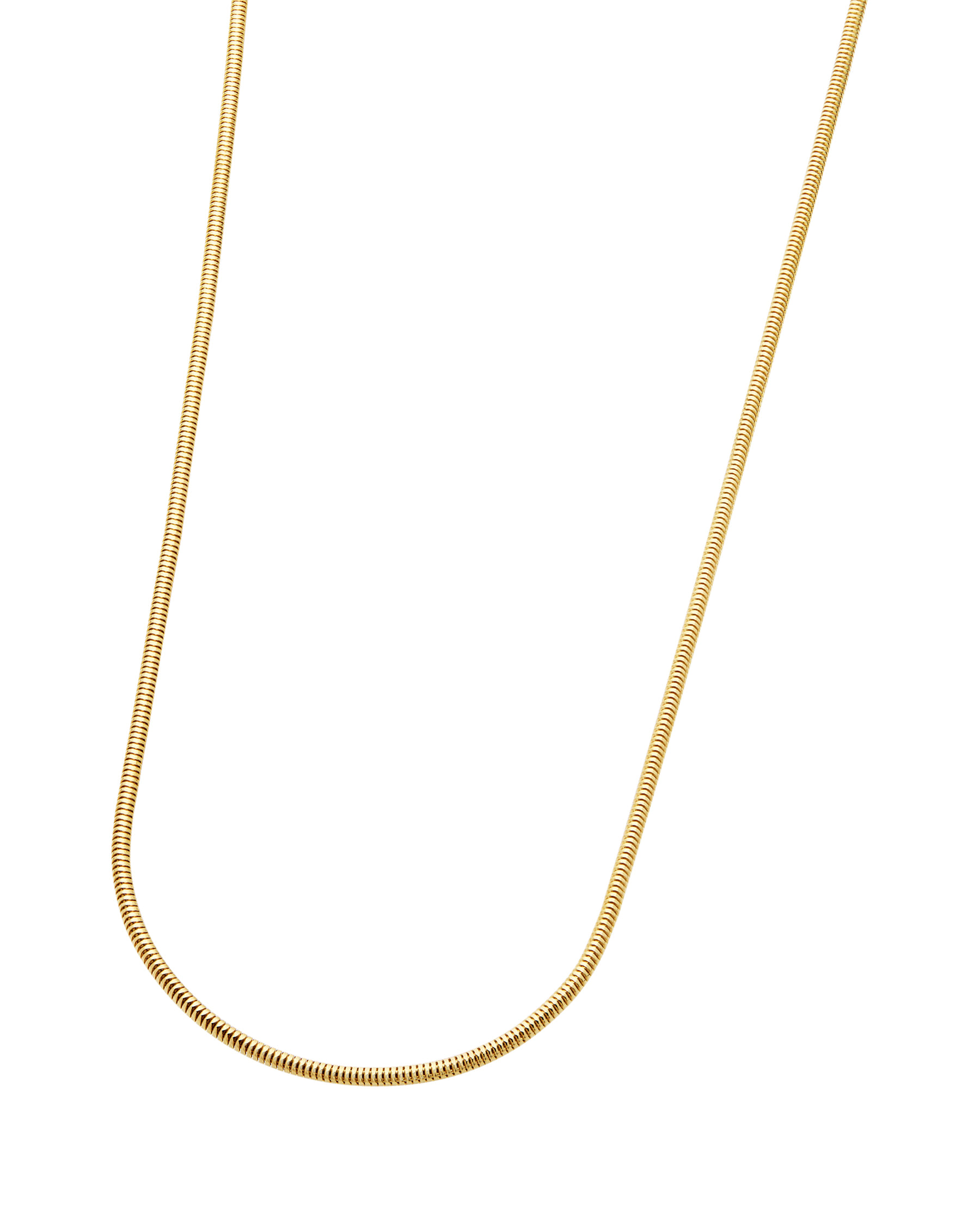 Collana maglia coda di topo in oro giallo-1