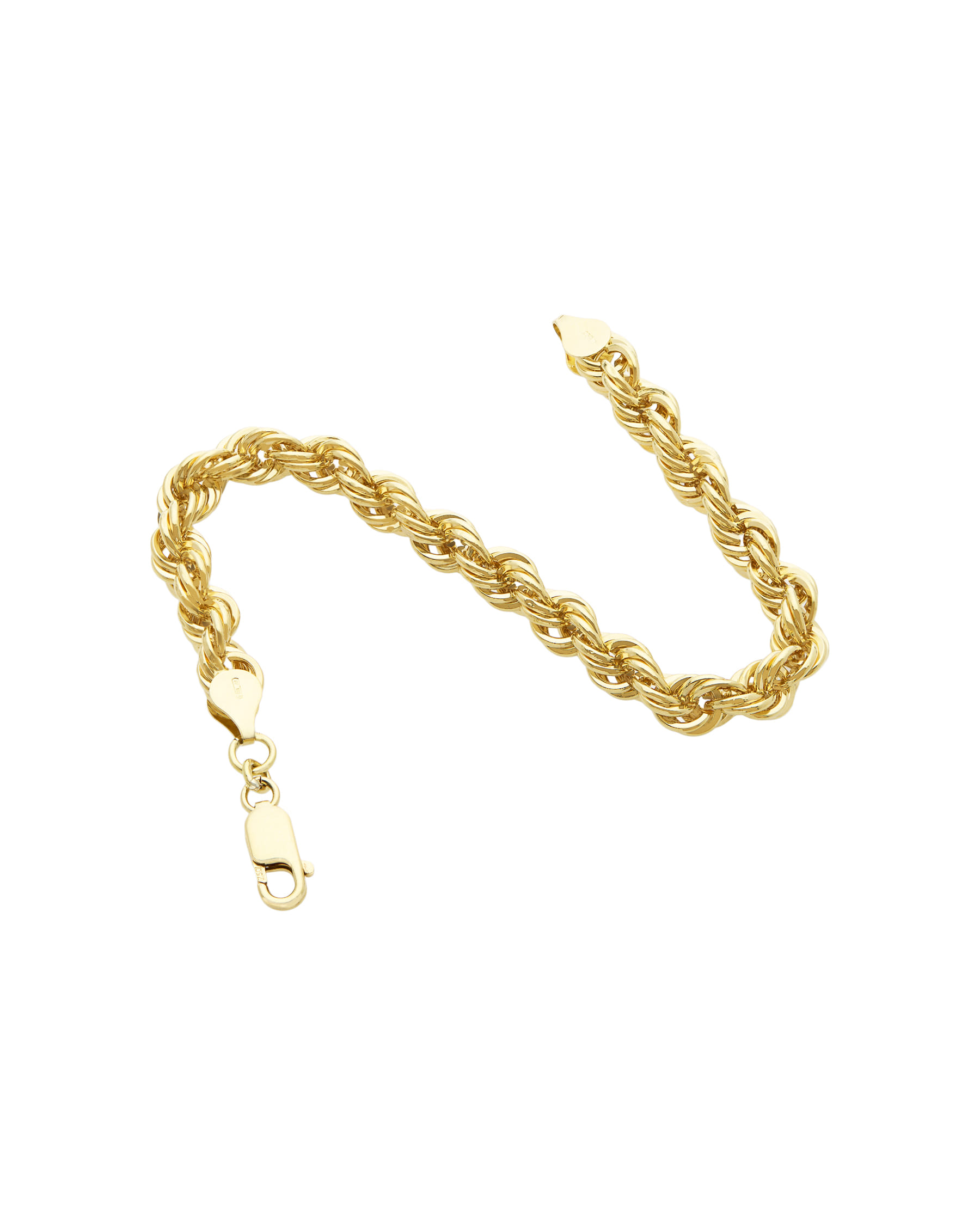 Bracciale torchon in oro giallo-2