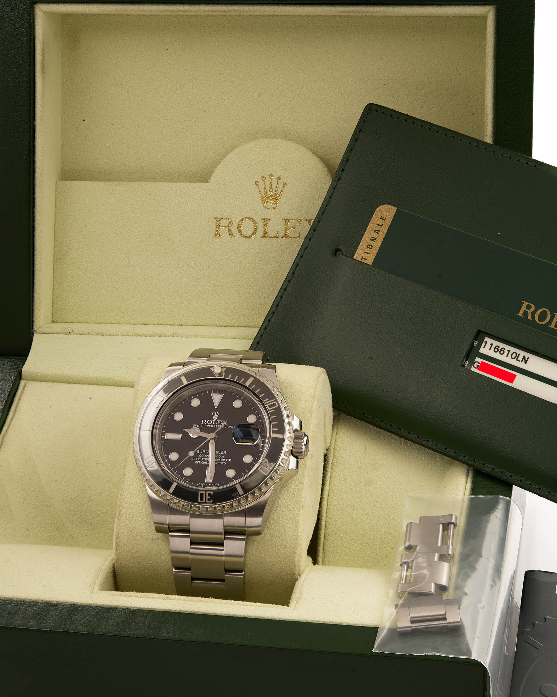 Rolex submariner date ref 116610ln 40 mm full set-6