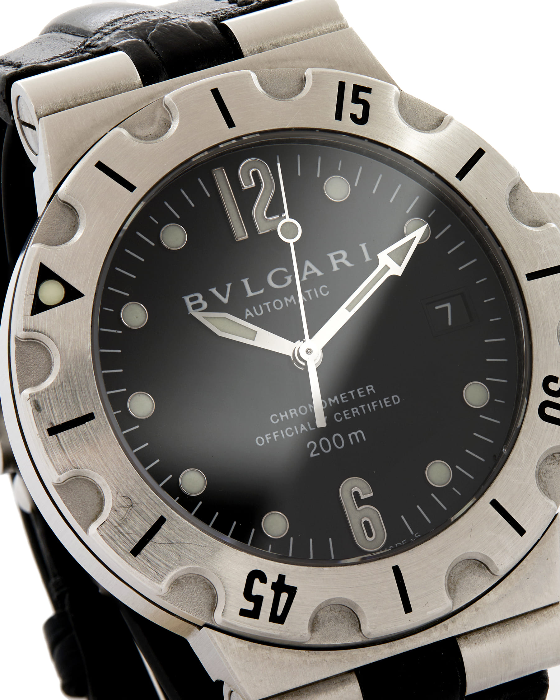 Bulgari diagono scuba automatic ref sd38s-2