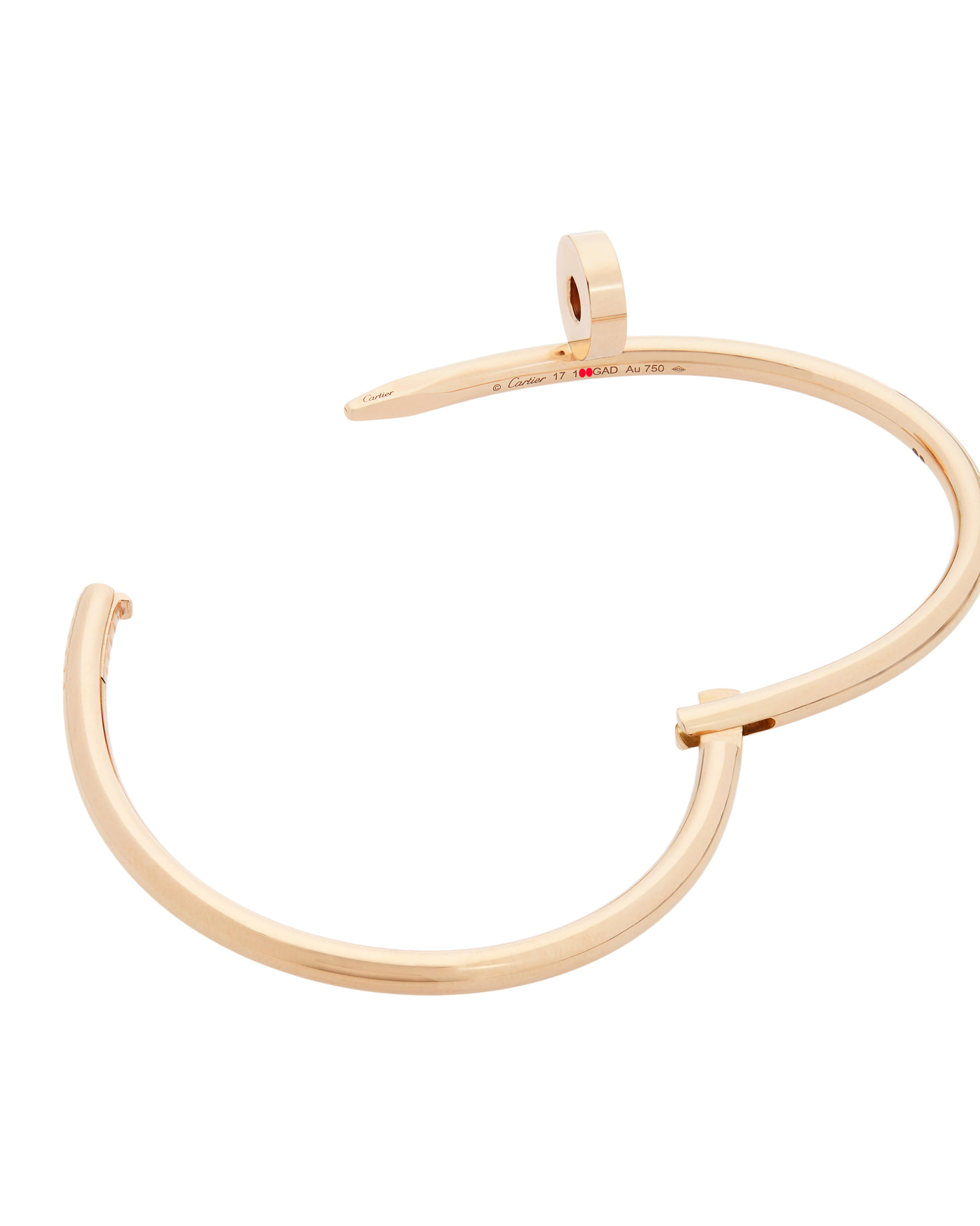 Bracciale cartier juste un clou in oro rosa modello classico-2