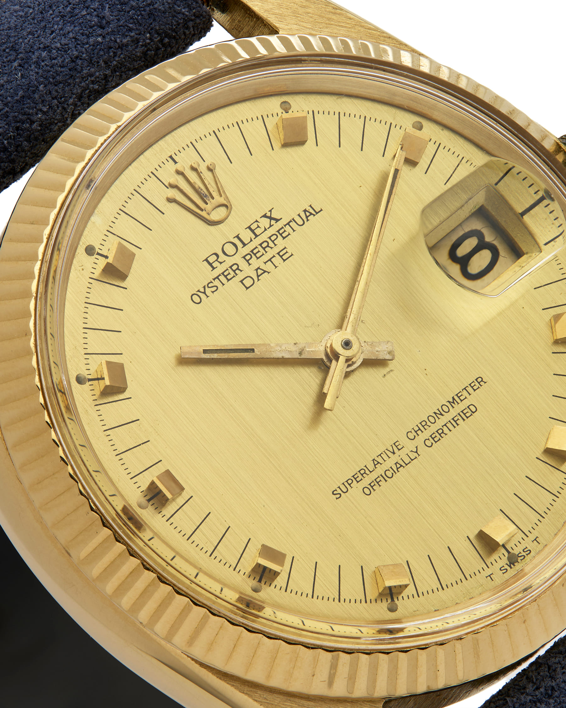 Rolex oyster perpetual date 34 mm 18kt ref 1503-2