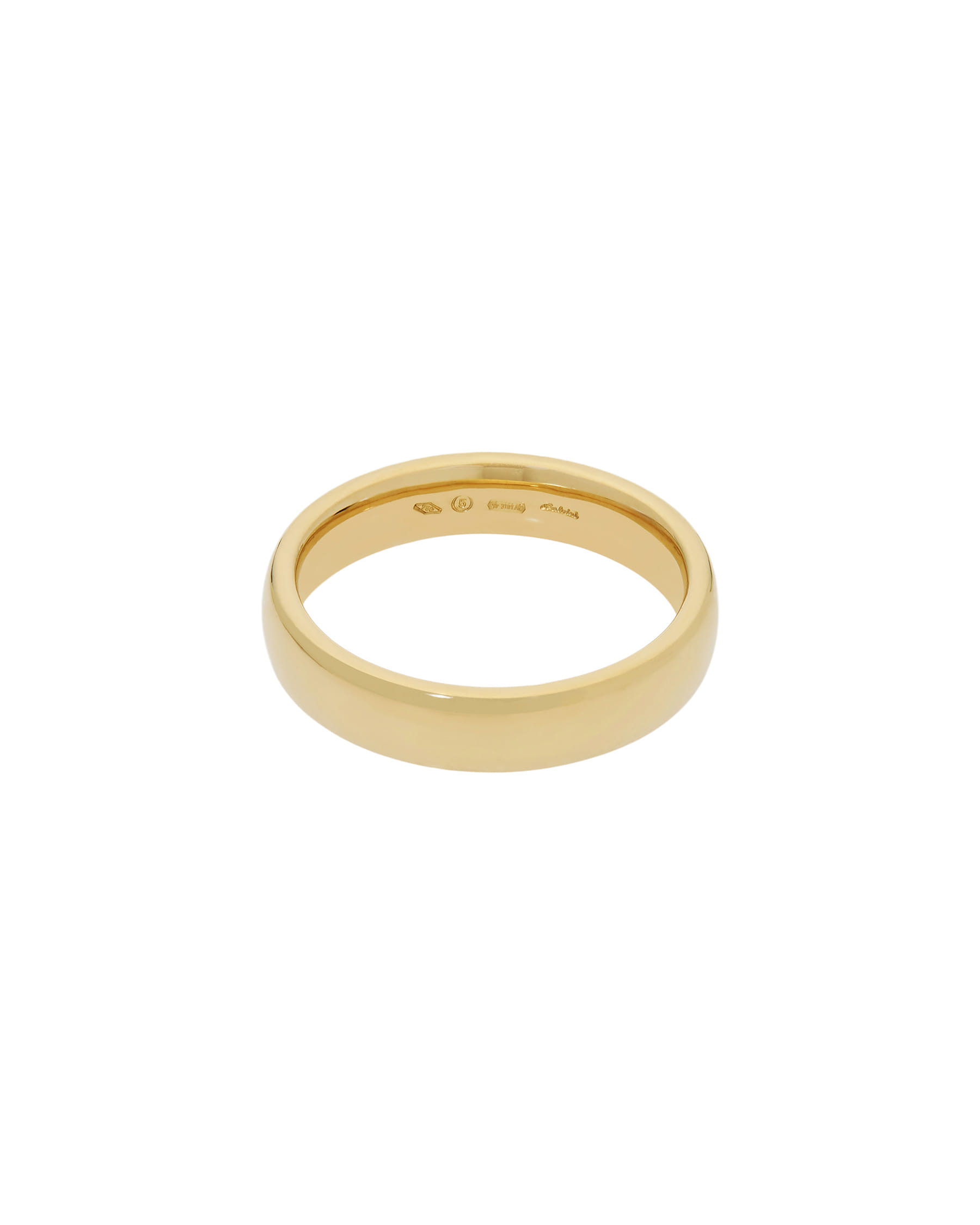Fede salvini squadrata in oro giallo 4,90 mm-2