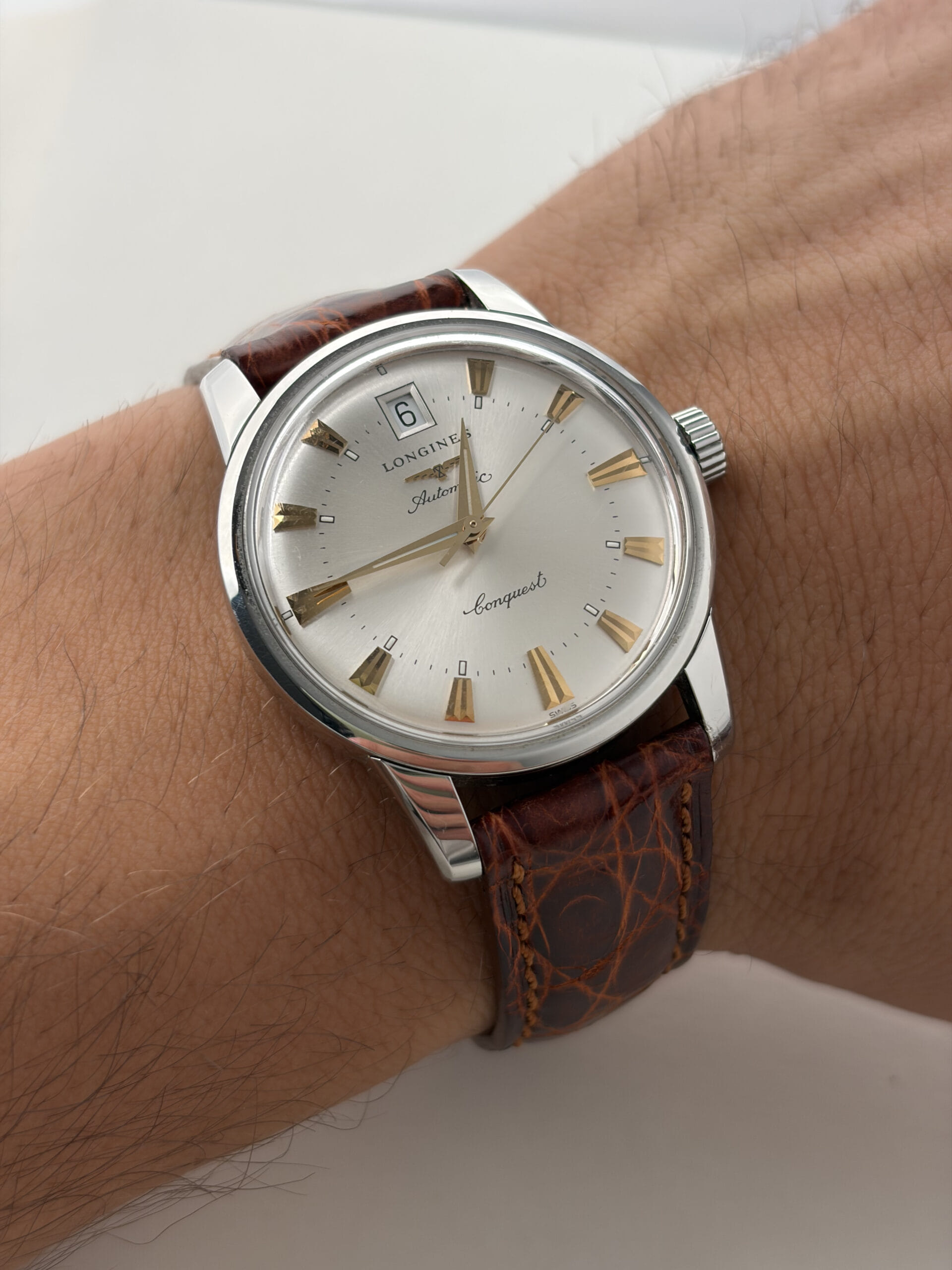 Longines conquest heritage automatic 35mm fullset ref l.611.4.75-10