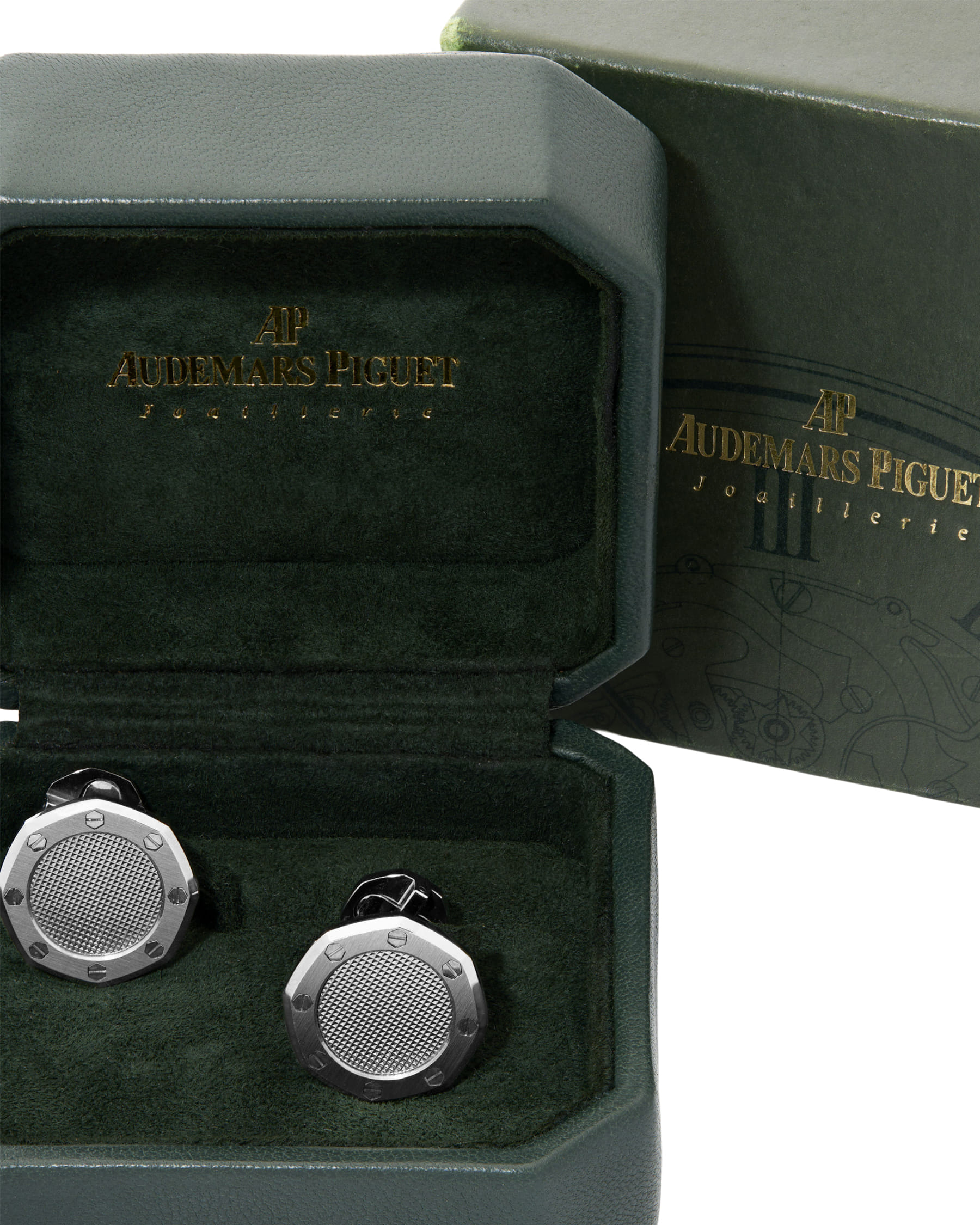 Gemelli audemars piguet royal oak in acciaio-3