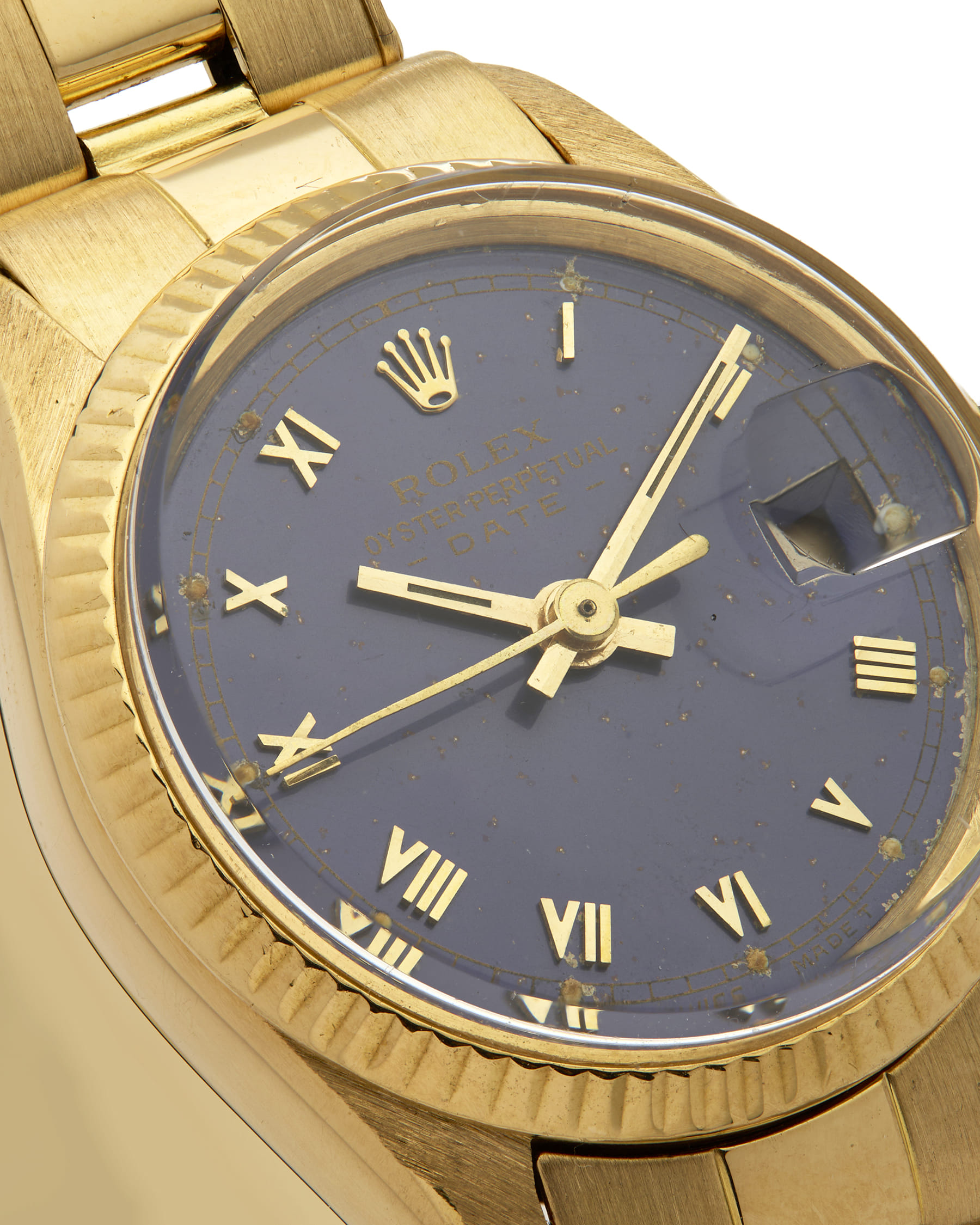 Rolex oyster perpetual lady date oro 18kt 26 mm ref 6517-2