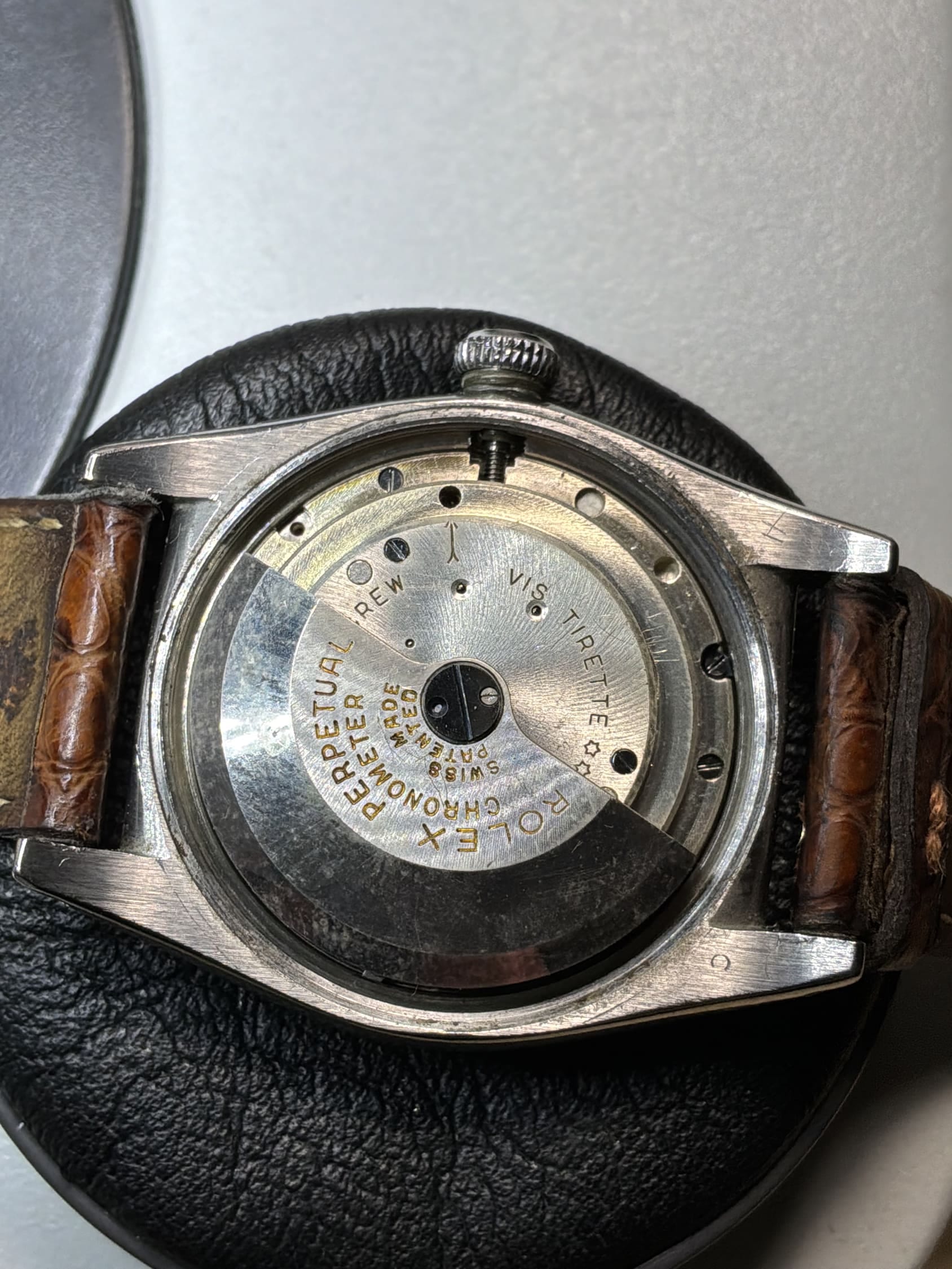 Rolex oyster perpetual bubbleback 32 mm ref 5055-8