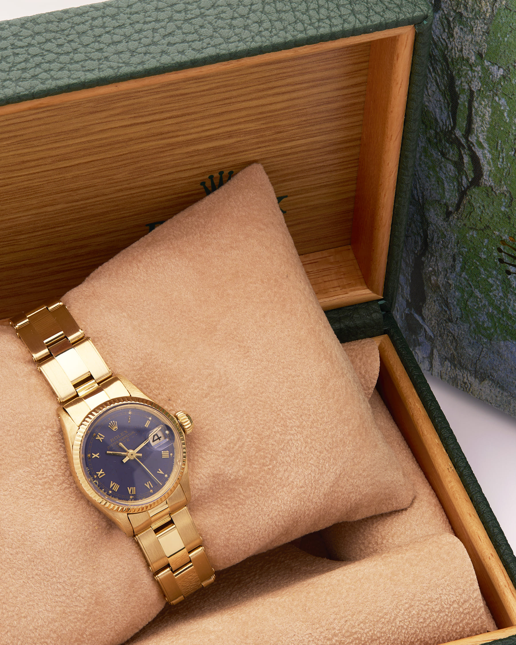 Rolex oyster perpetual lady date oro 18kt 26 mm ref 6517-6
