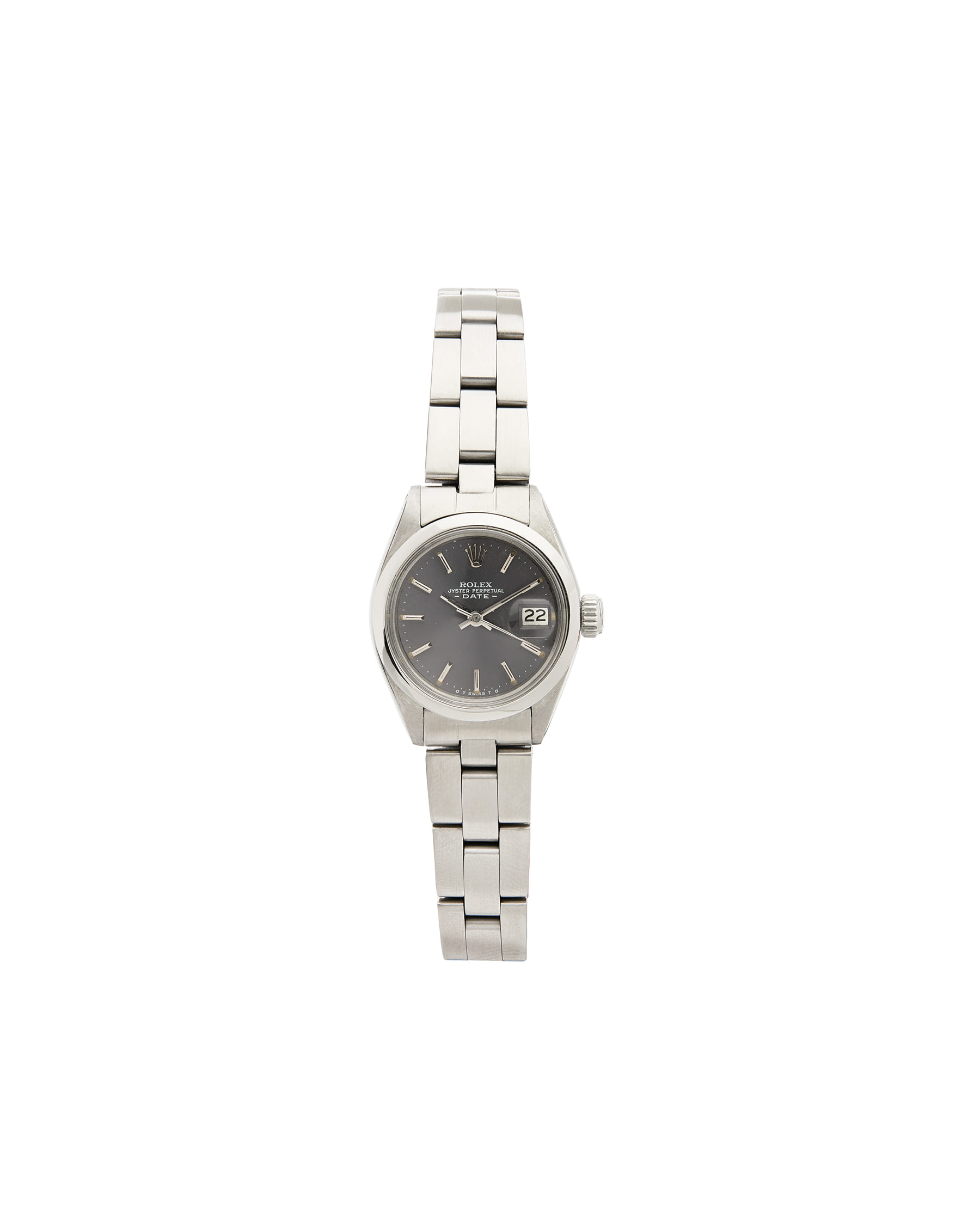 Rolex lady datejust 26mm grey dial ref 6916-1