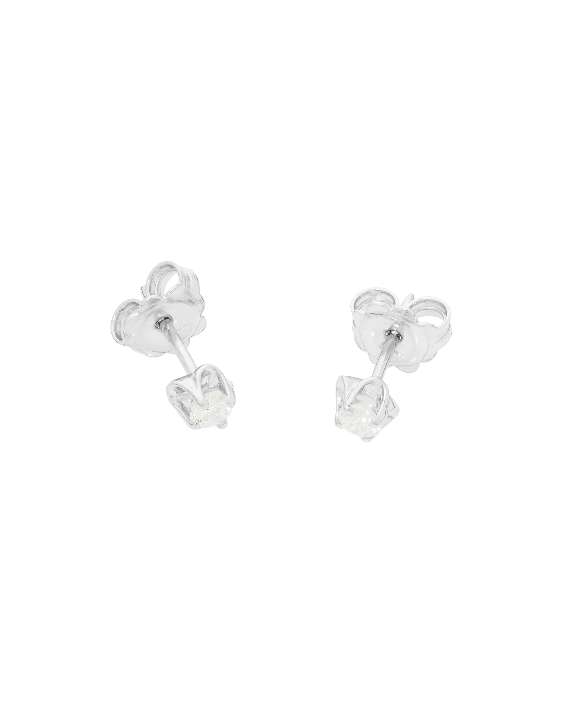 Orecchini punto luce con diamanti 0,24ct-1