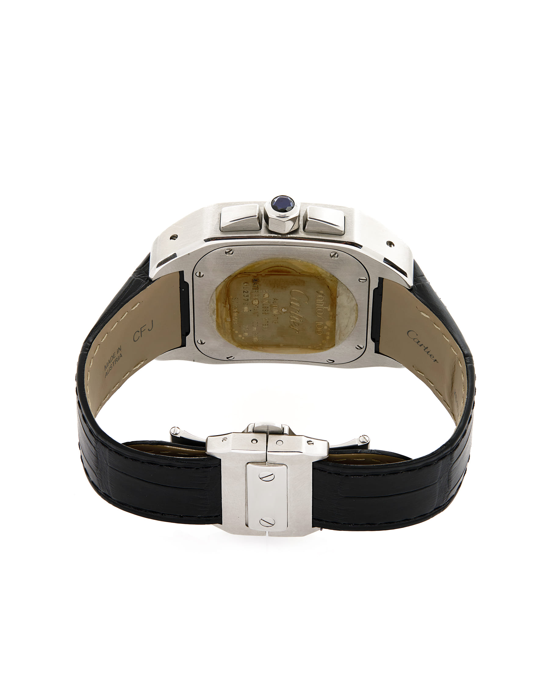 Cartier santos 100 xl chronograph ref 2740-5