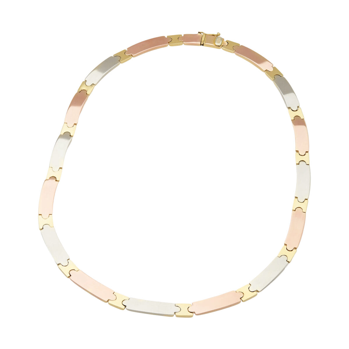 Collana a piastre tre ori-1