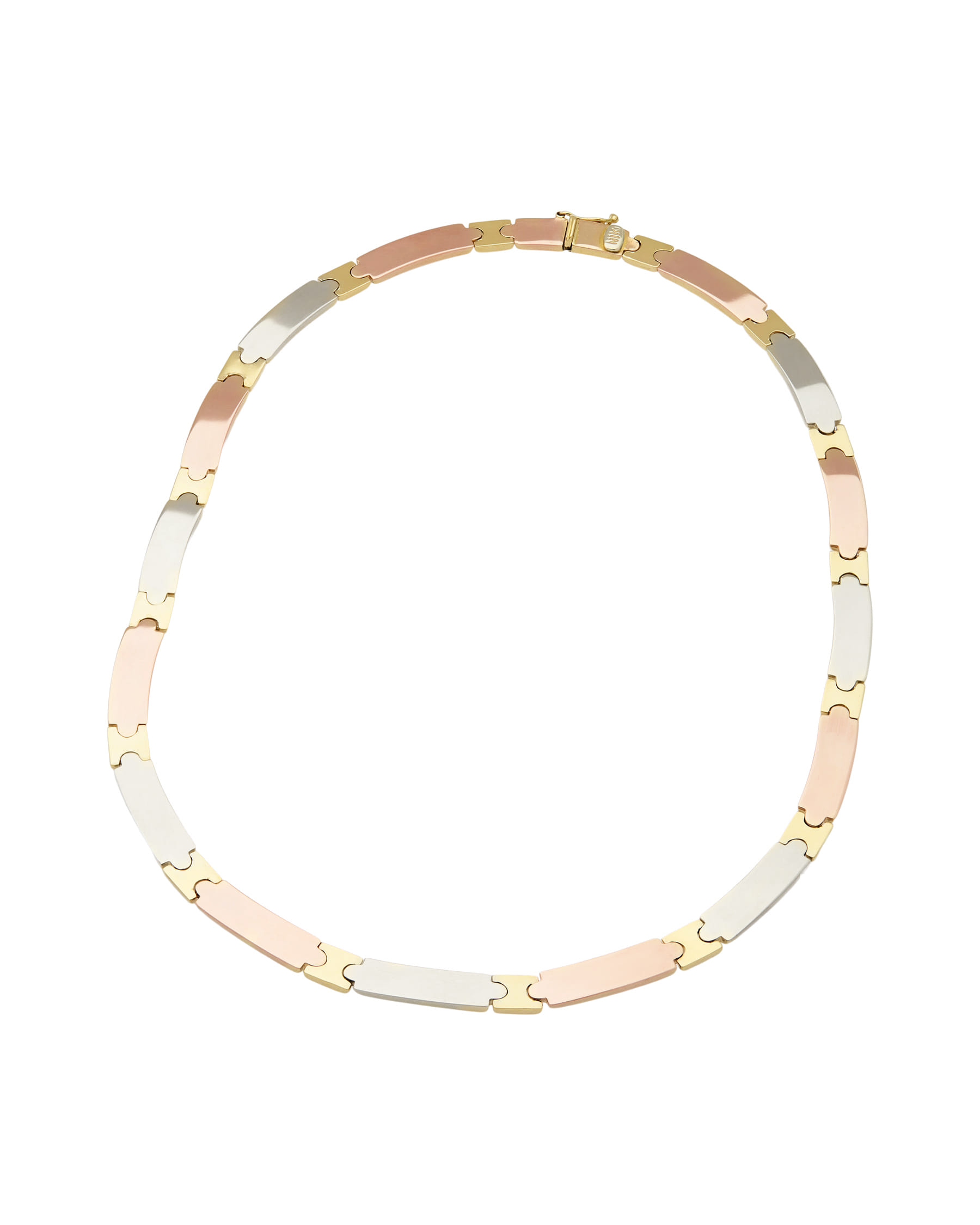 Collana a piastre tre ori-1