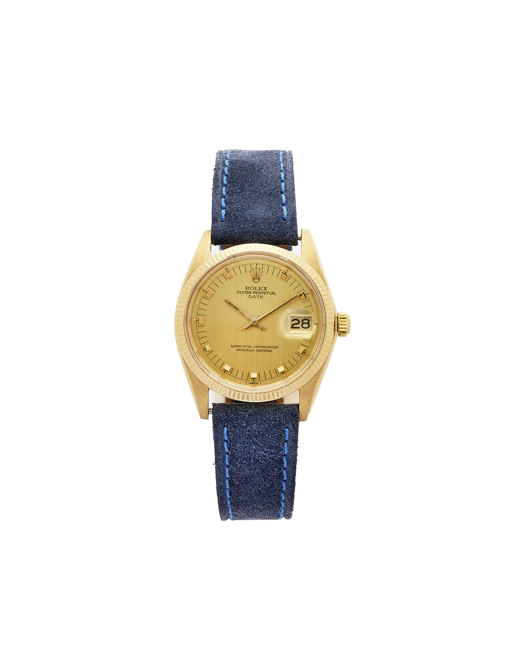 Rolex oyster perpetual date 34 mm 18kt ref 1503-1