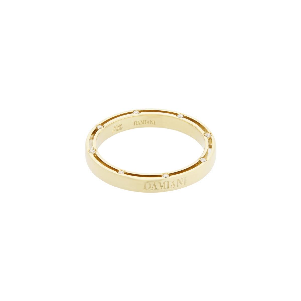 Fede damiani d.side in oro giallo con diamanti-1