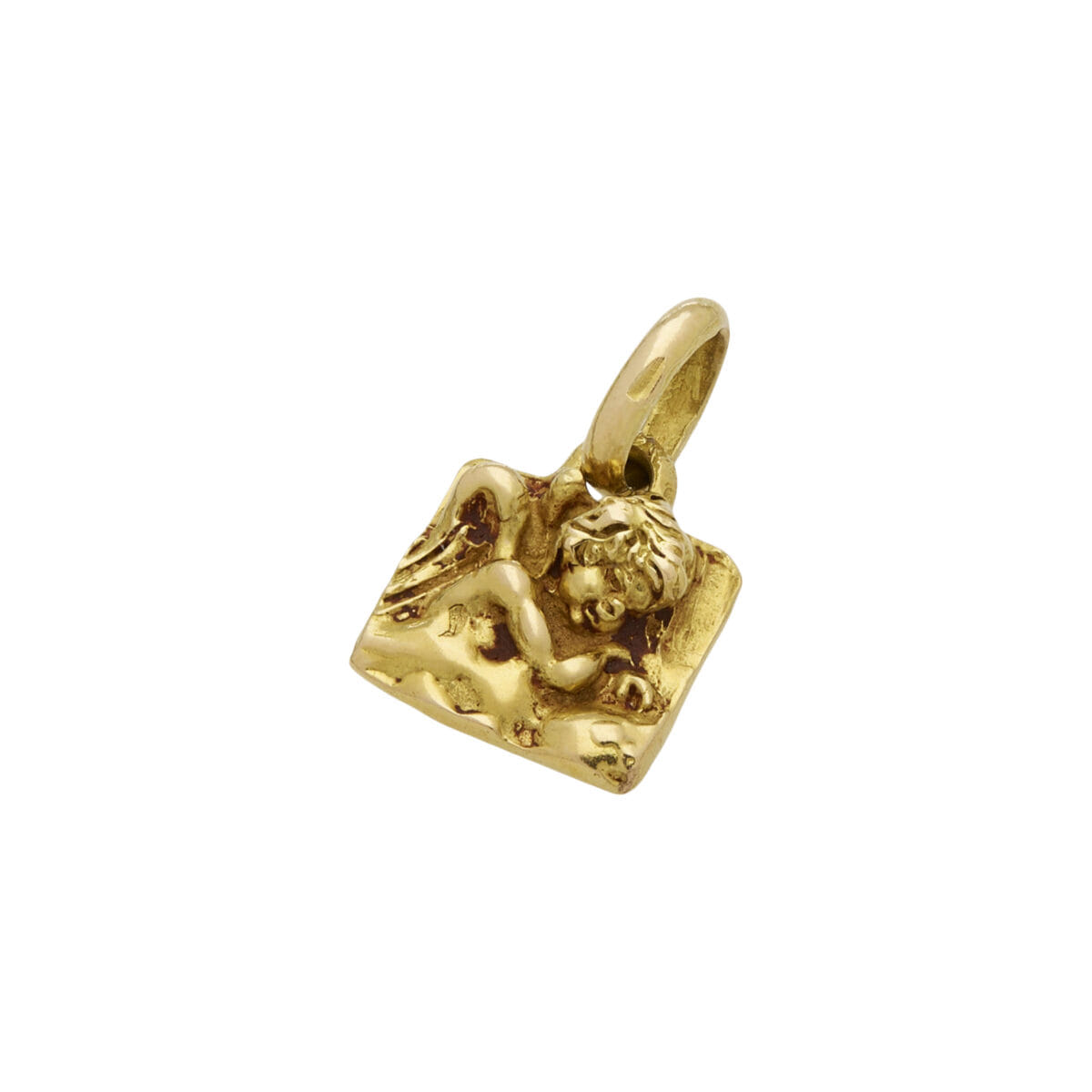 Ciondolo putto in oro giallo-1
