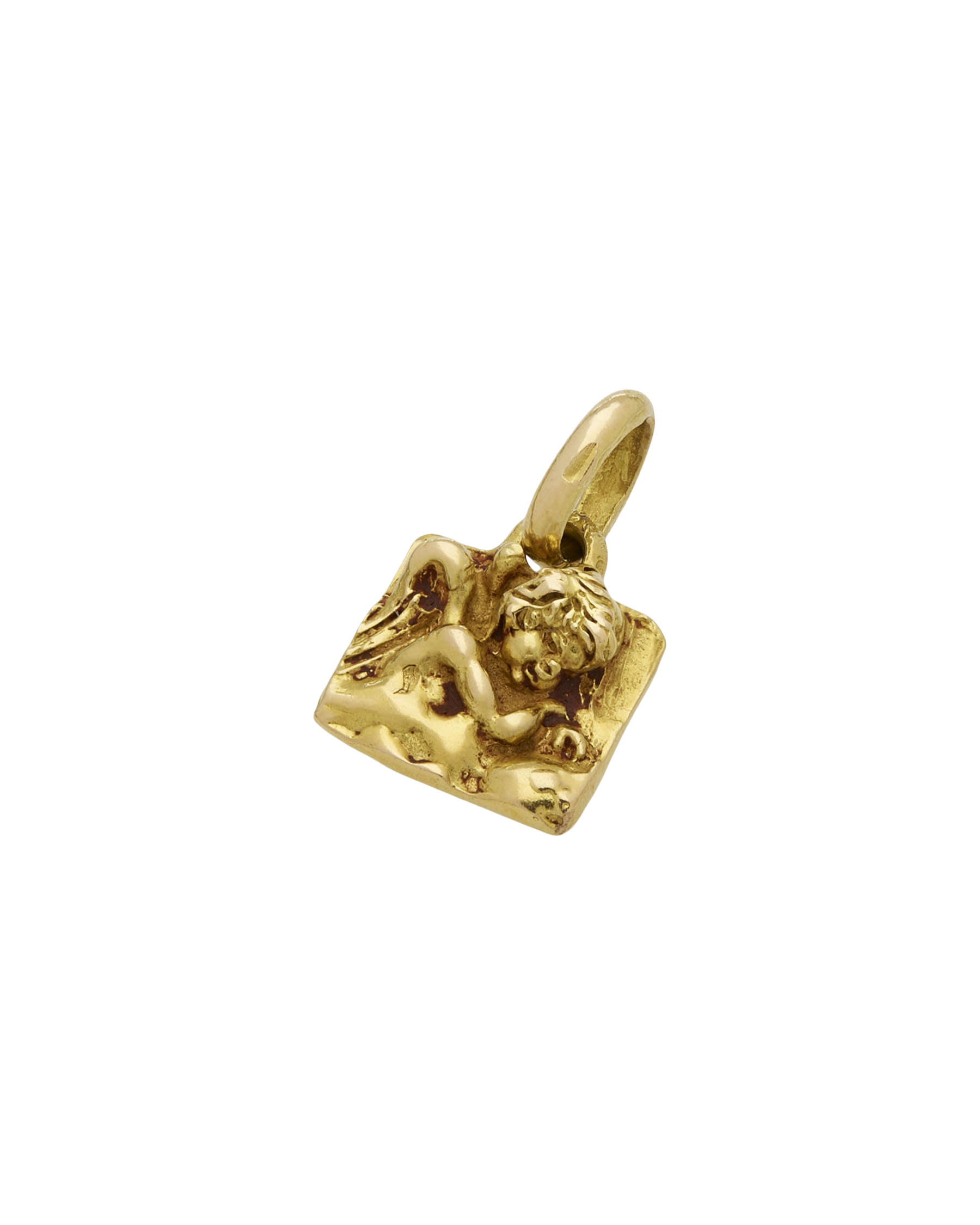 Ciondolo putto in oro giallo-1