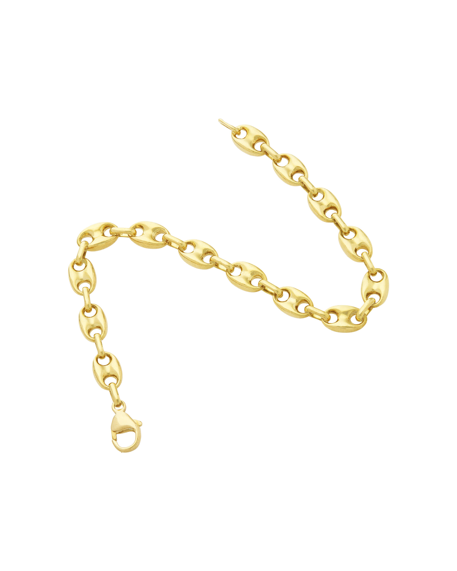 Bracciale oro giallo maglia marinara-2