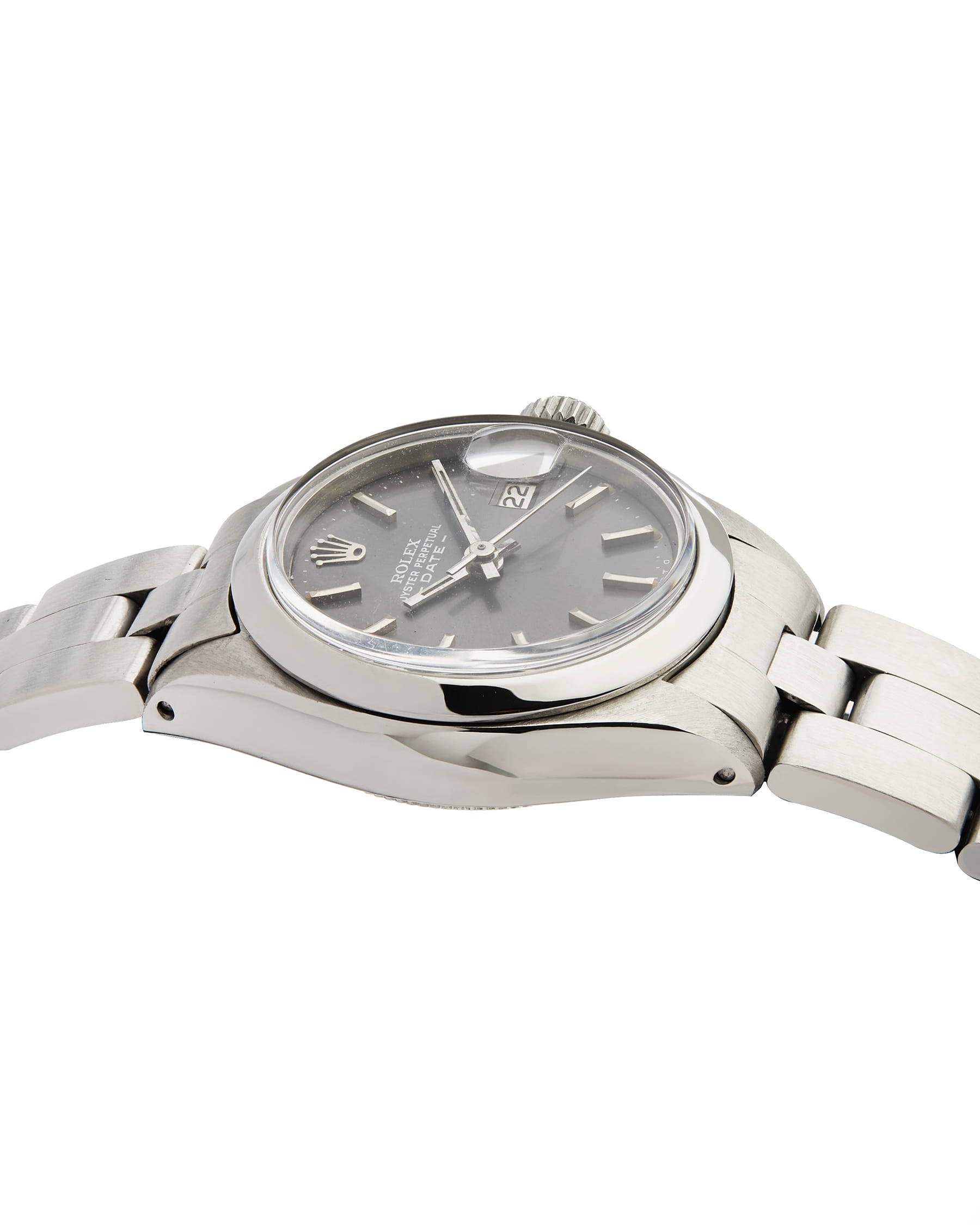 Rolex lady datejust 26mm grey dial ref 6916-3