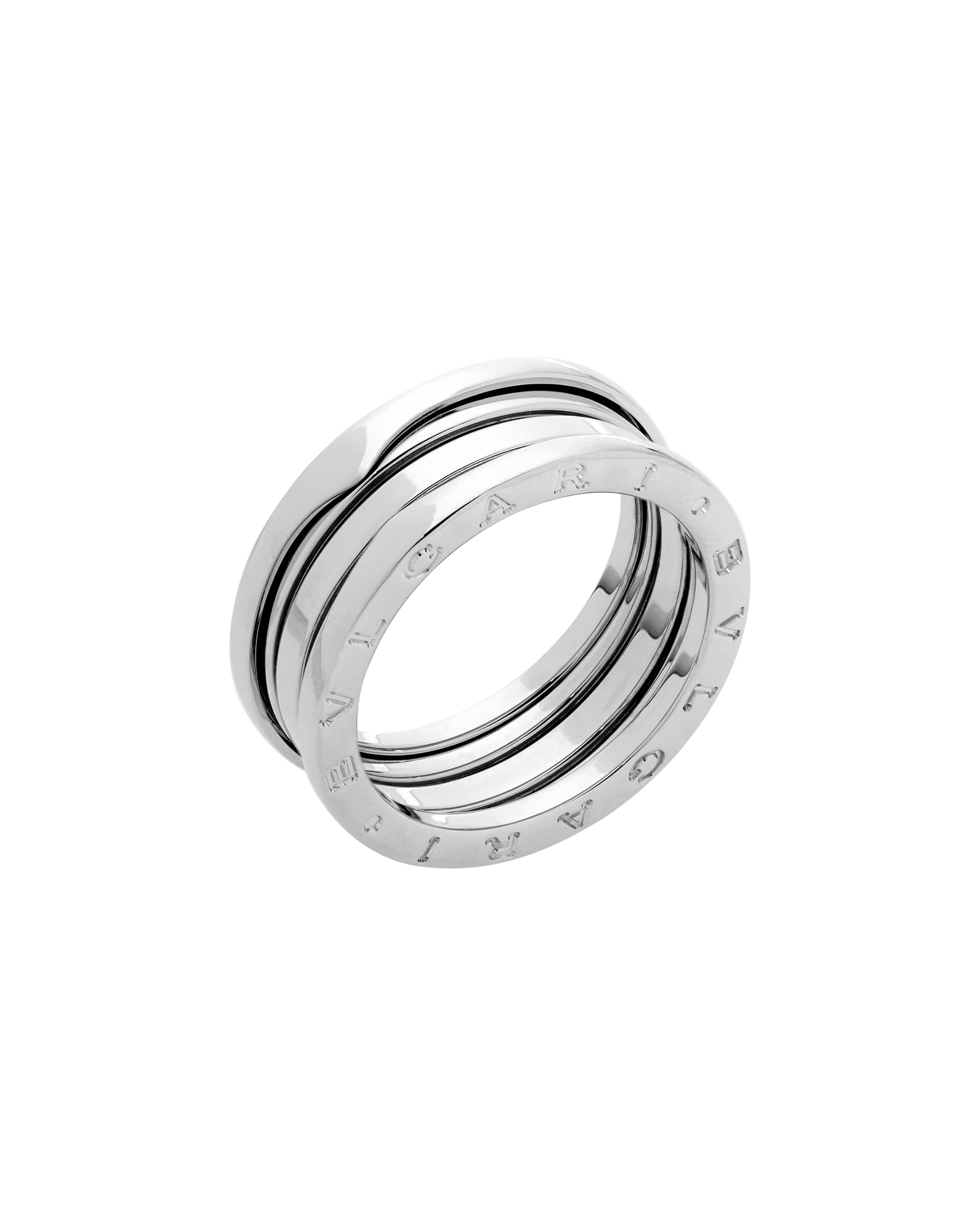 Anello bulgari bzero1 3 fasce in oro bianco-2