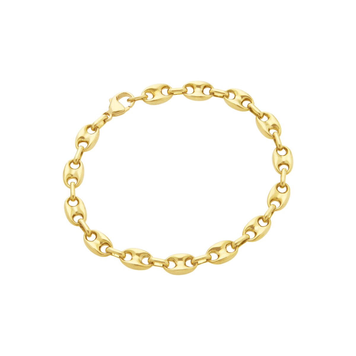 Bracciale oro giallo maglia marinara-1