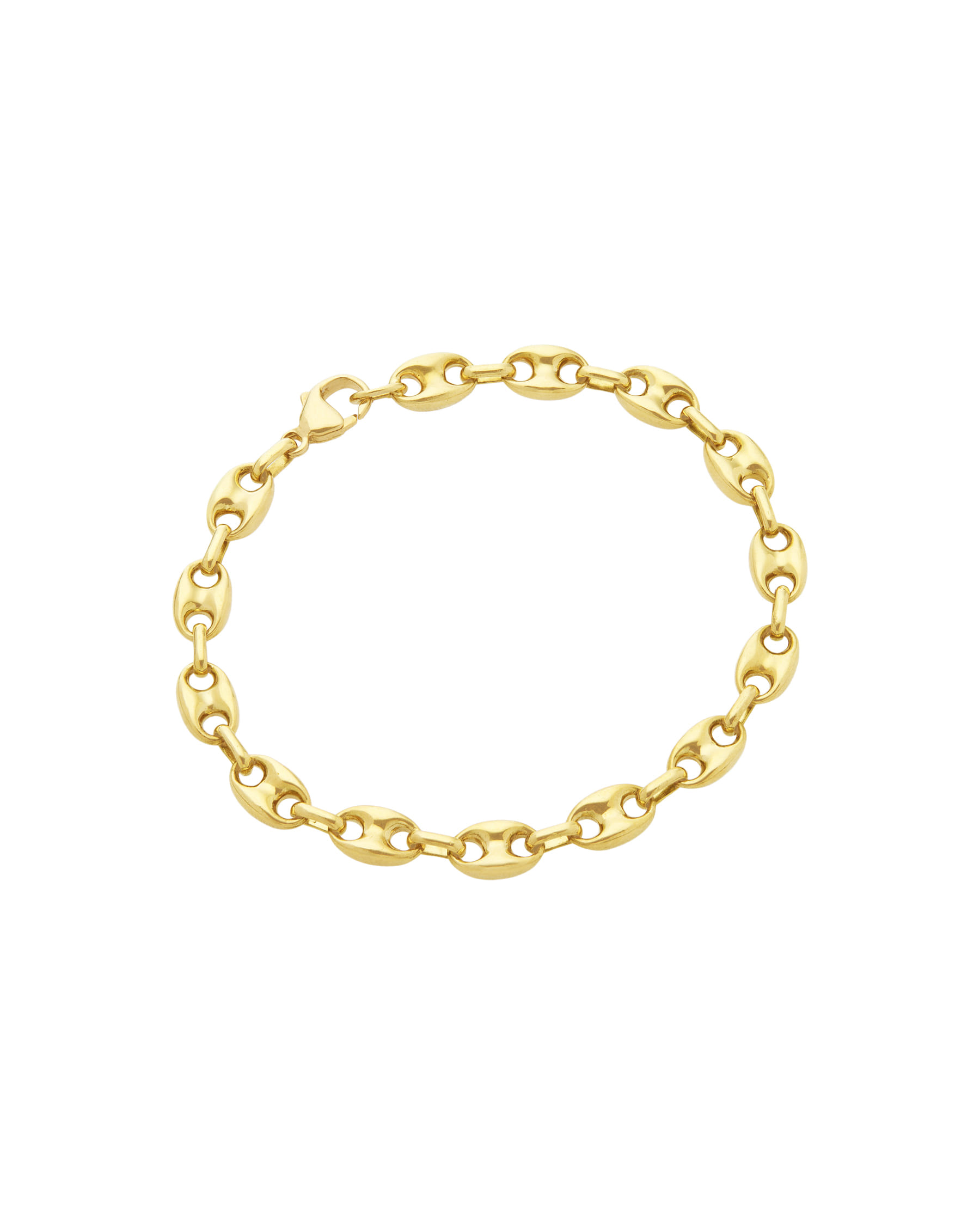 Bracciale oro giallo maglia marinara-1