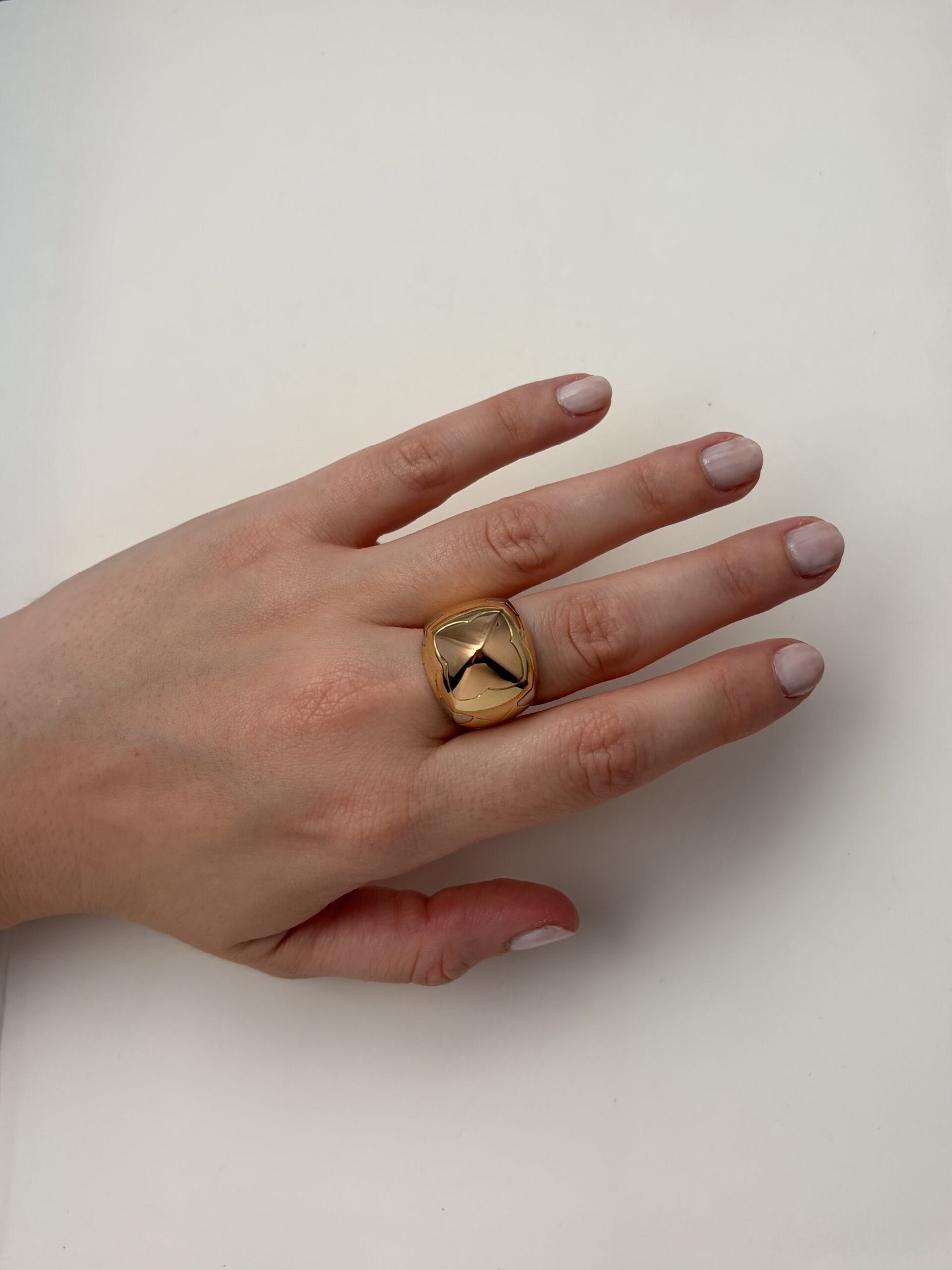 Anello bulgari pirmide 3 ori-5