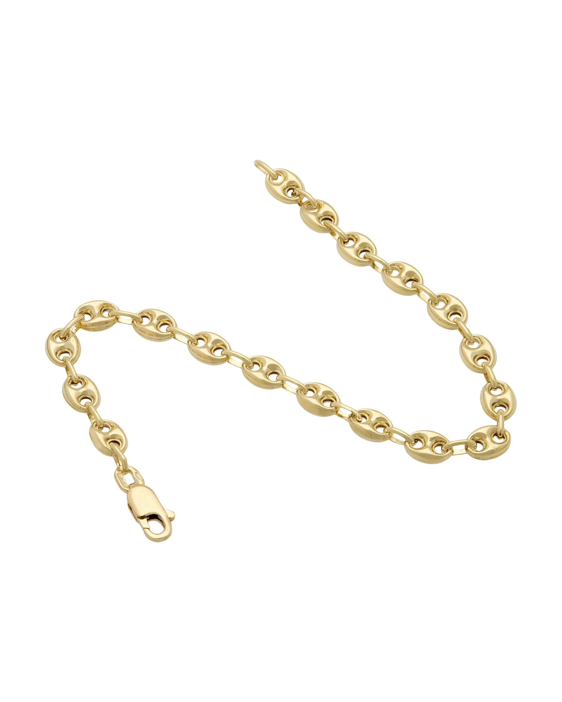 Bracciale in oro giallo maglia marinara-2