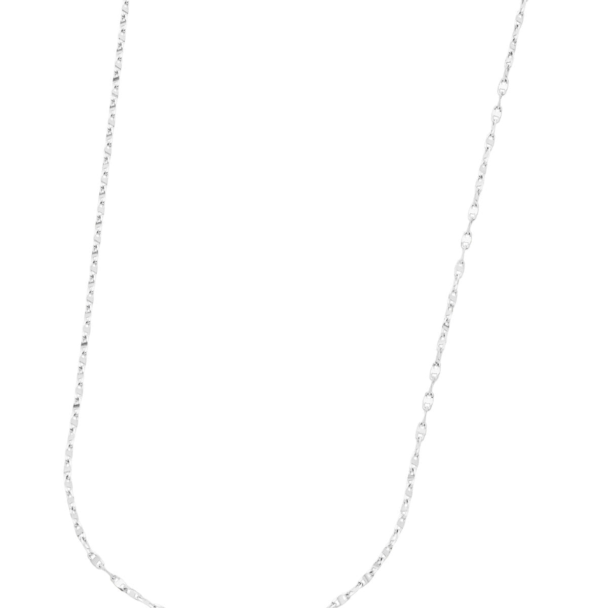 Catenina maglia marina in oro bianco-1