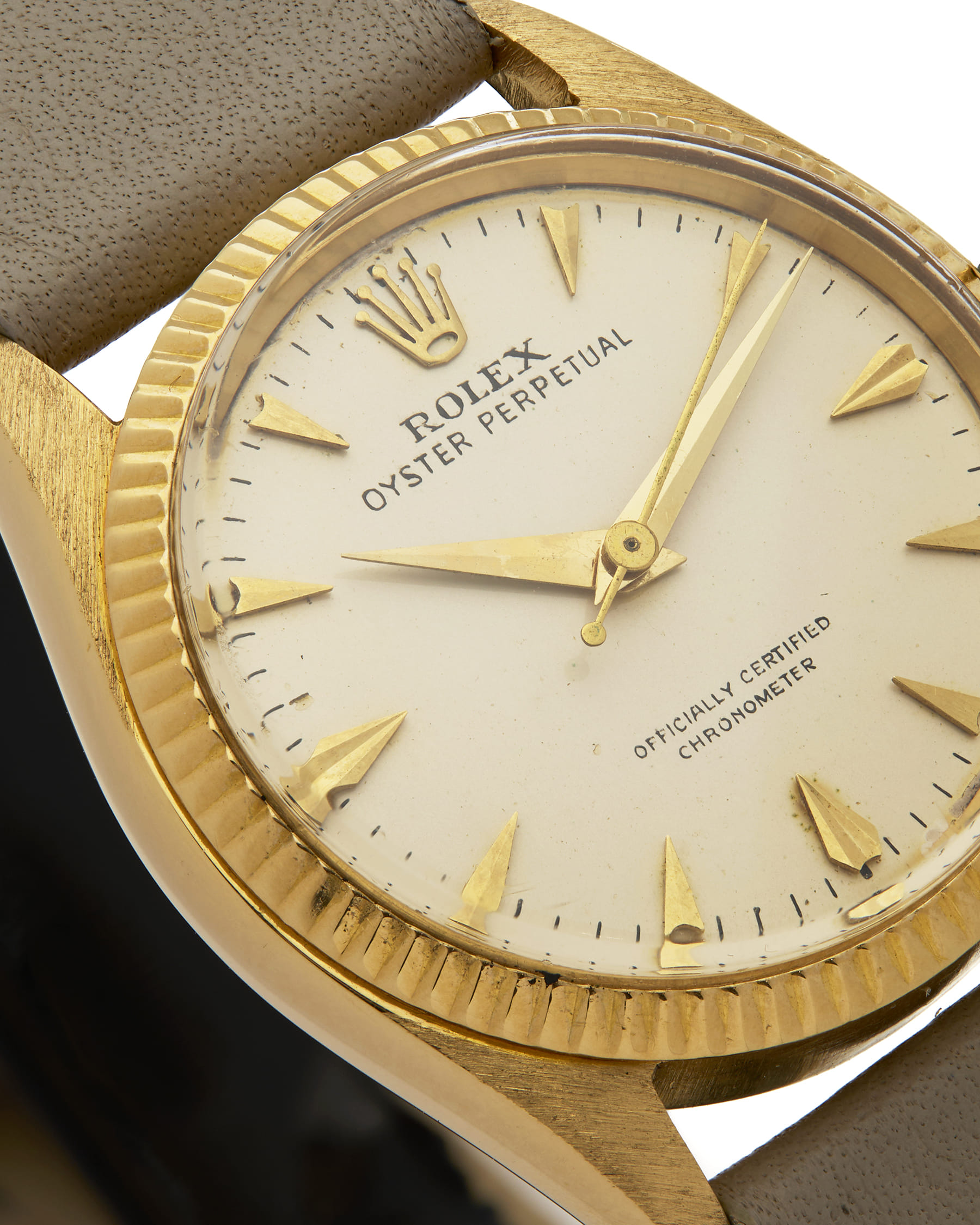 Rolex oyster perpetual medio 31 mm oro 18 kt-2