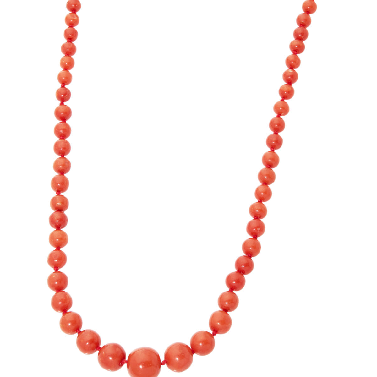 Collana corallo con chiusura in oro giallo 18kt-1