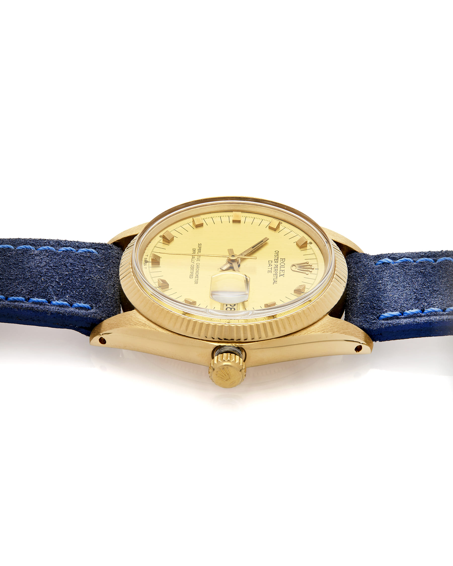 Rolex oyster perpetual date 34 mm 18kt ref 1503-4