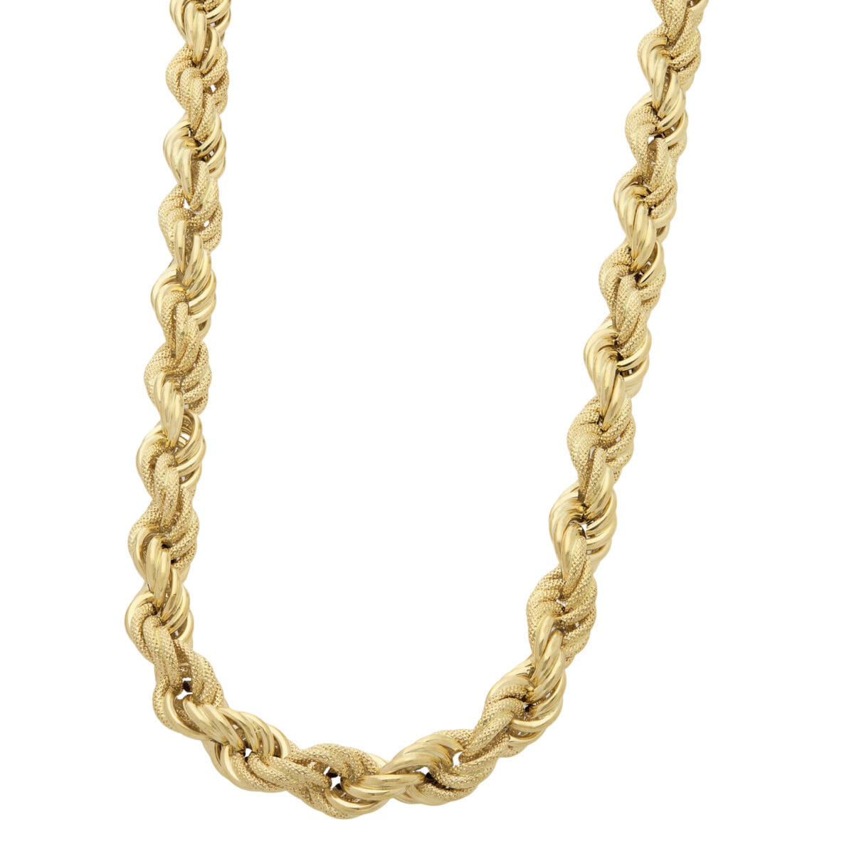 Collana torchon big in oro giallo lucido e lavorato-1