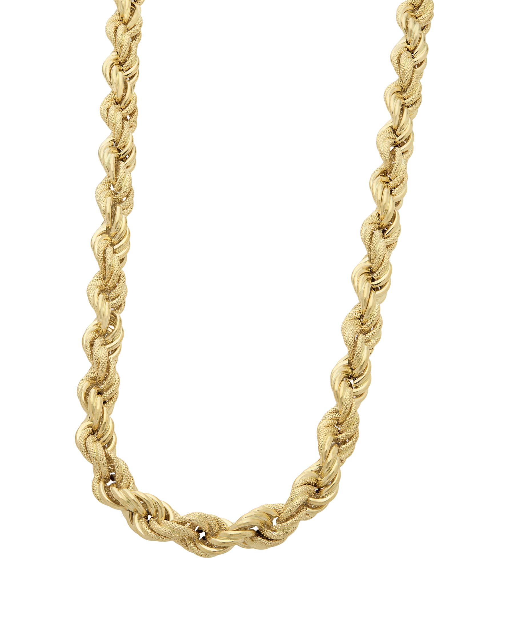 Collana torchon big in oro giallo lucido e lavorato-1