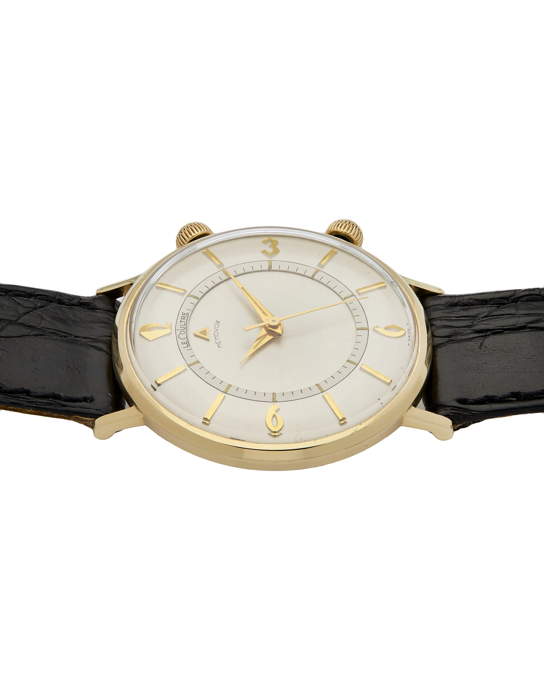 Lecoultre memovox date calibre k911 case 10k gold filled-3