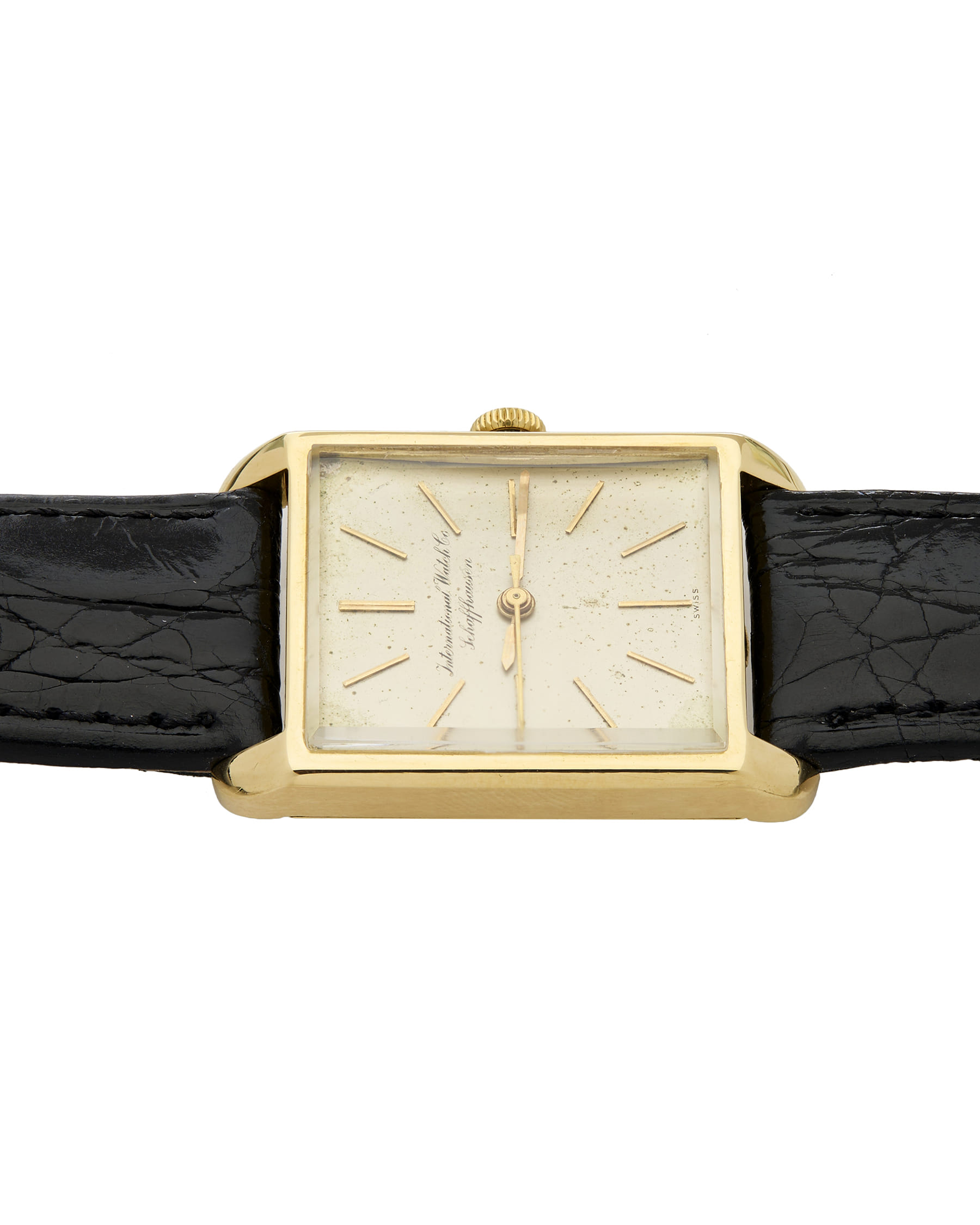 International watch co schaffhausen tank oro 18kt-3
