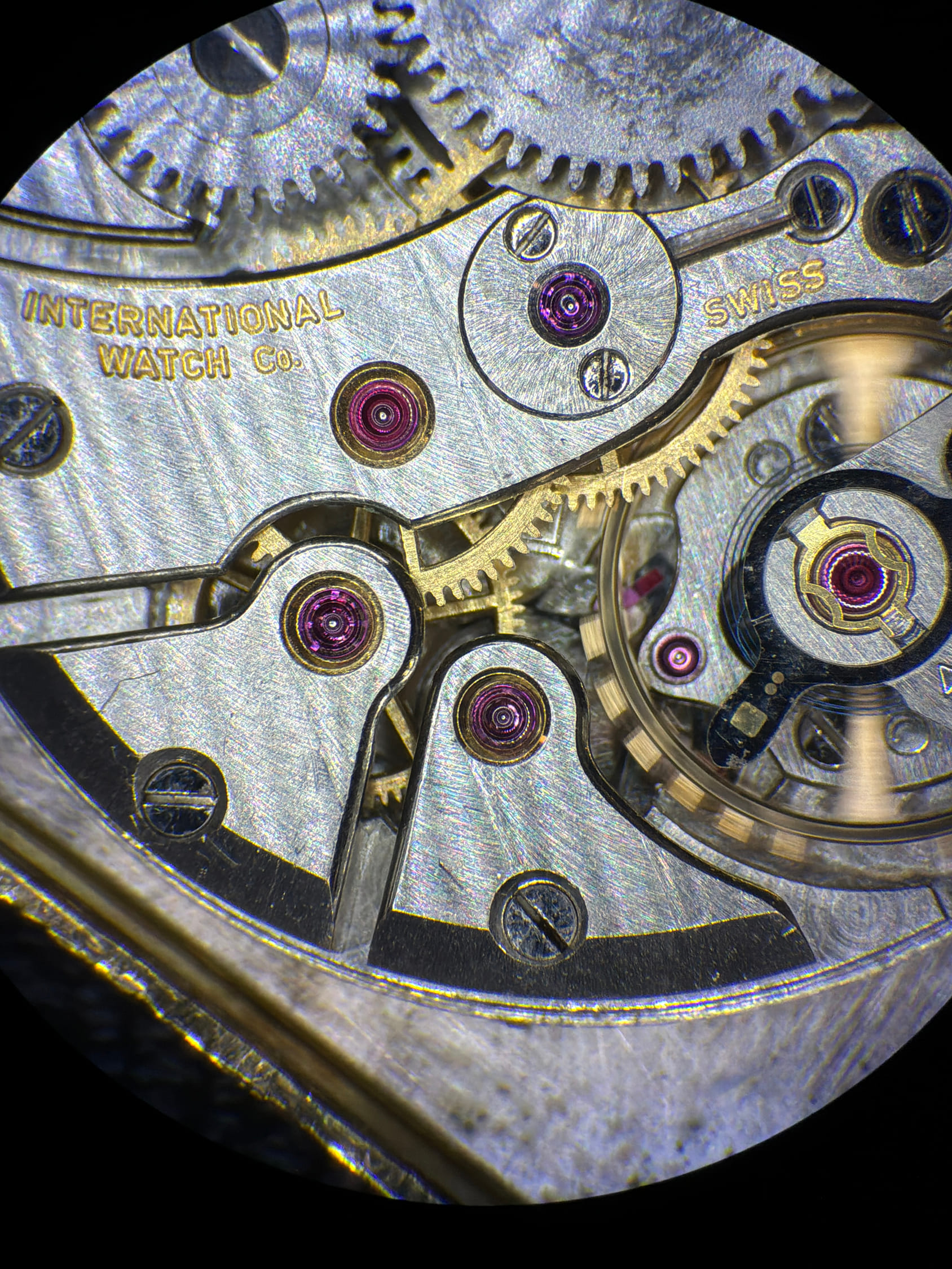 International watch co schaffhausen tank oro 18kt-7