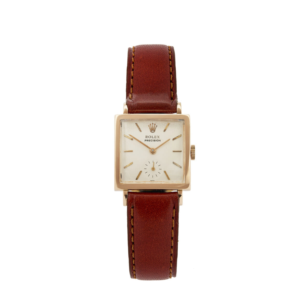 Rolex precision square vintage rose gold 14kt ref 4470-1