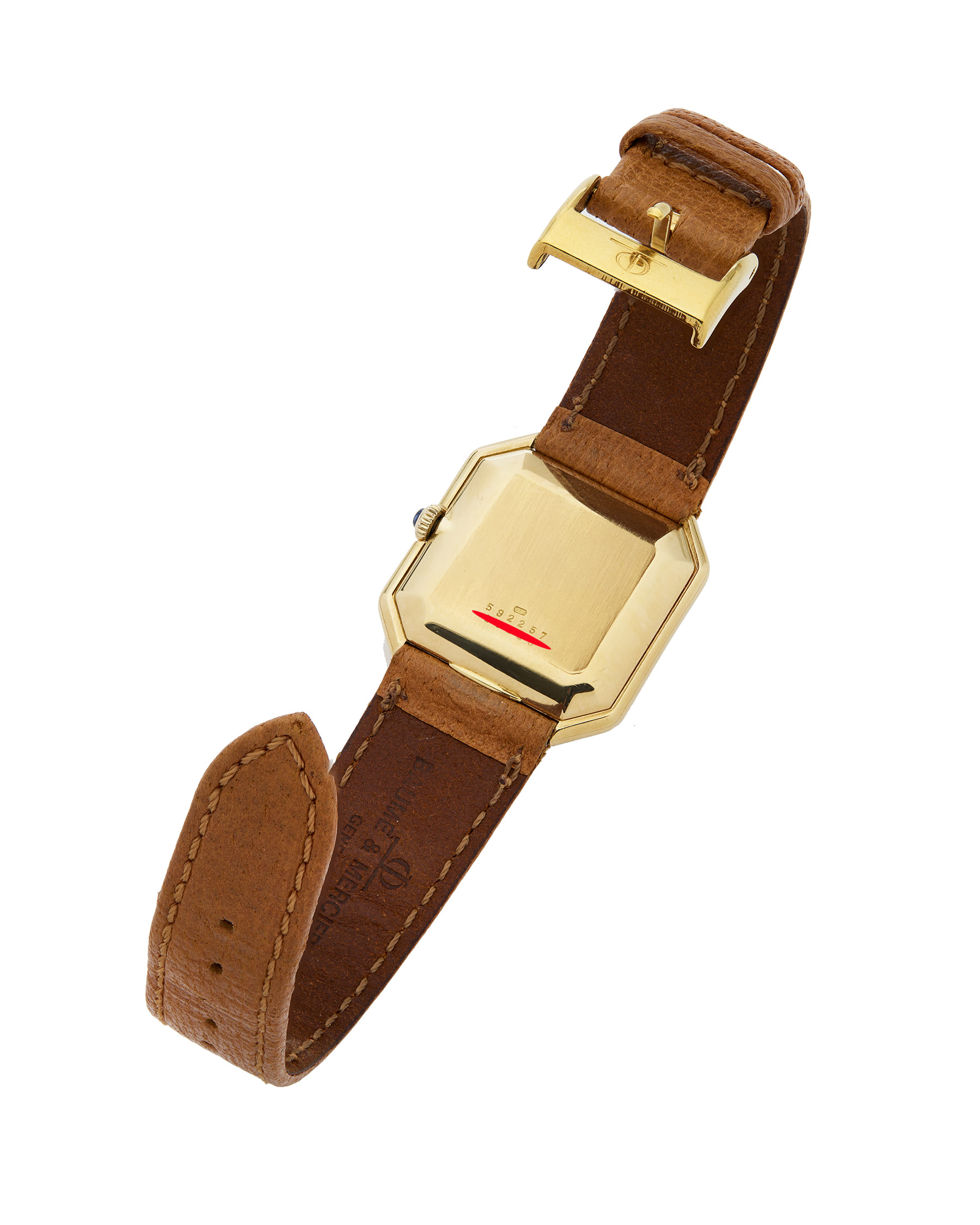 Baume & mercier ceinture 18k yellow gold 27 mm ref 38260-5