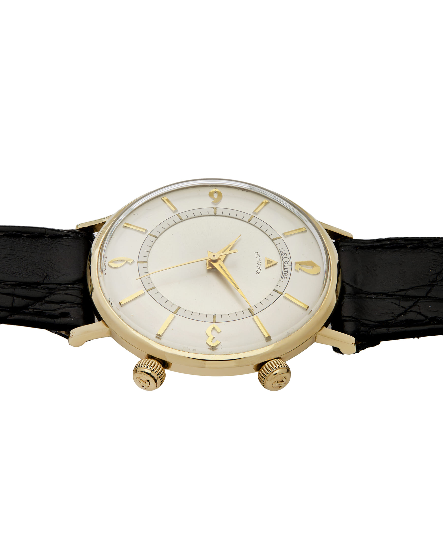 Lecoultre memovox date calibre k911 case 10k gold filled-4